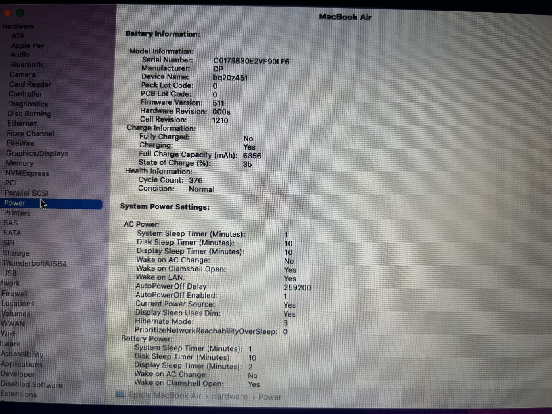 Apple Macbook Air 13-inch “Core i5” 1.8GHz (2017) 8GB RAM 128GB SSD Silver – (Grade B) - Image 14