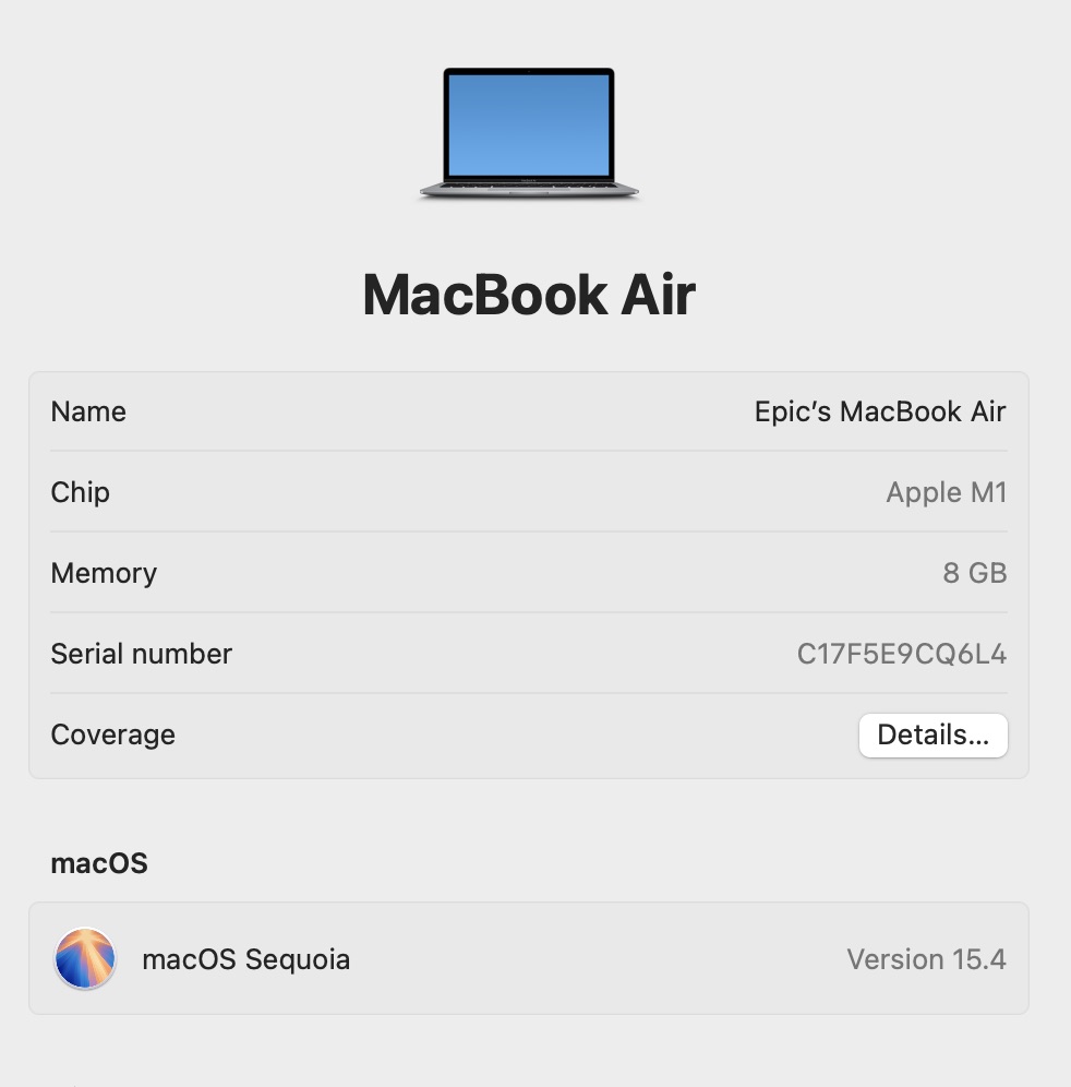 Apple MacBook Air “M1” 13-Inch 8CPU/7 GPU (2020) 8GB RAM 256GB SSD Space Gray – (Grade B) - Image 12