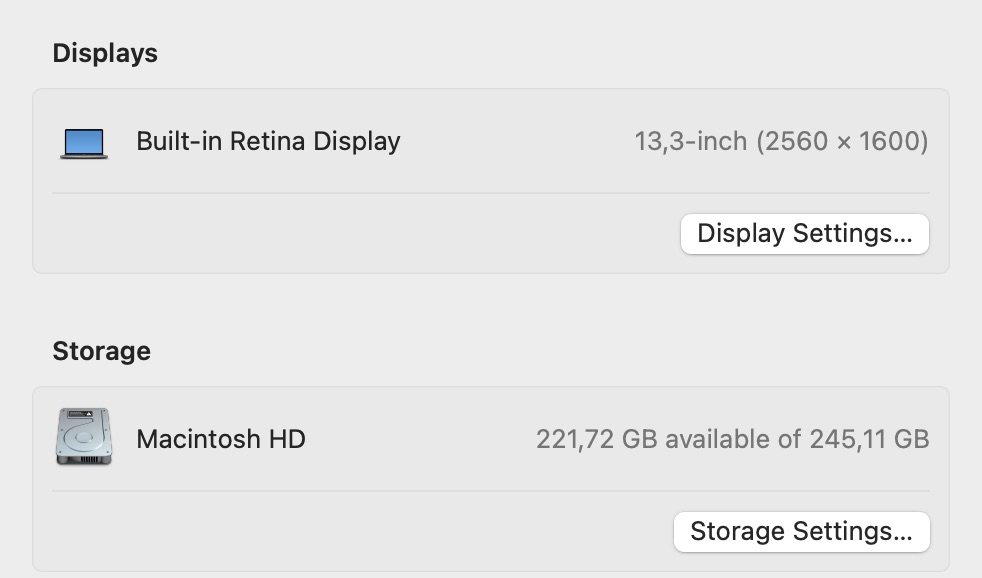 Apple MacBook Air “M1” 13-Inch 8CPU/7 GPU (2020) 8GB RAM 256GB SSD Space Gray – (Grade B) - Image 13