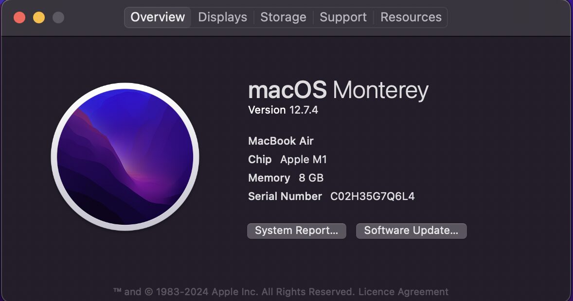 Apple MacBook Air “M1” 13-Inch 8CPU/7 GPU (2020) 8GB RAM 256GB SSD Space Gray – (Grade B) - Image 11