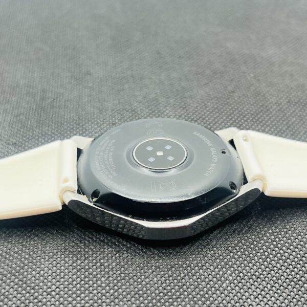 Galaxy Watch (SM-R800) 46mm Silver (Grade B) - With White Straps - Image 7