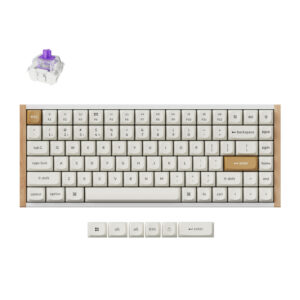 Keychron K2 HE Wireless Special Edition Magnetic Custom Keyboard | NEBULA Switch – White - Unboxed
