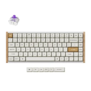 Keychron K2 HE Wireless Special Edition Magnetic Custom Keyboard | NEBULA Switch – White - Unboxed