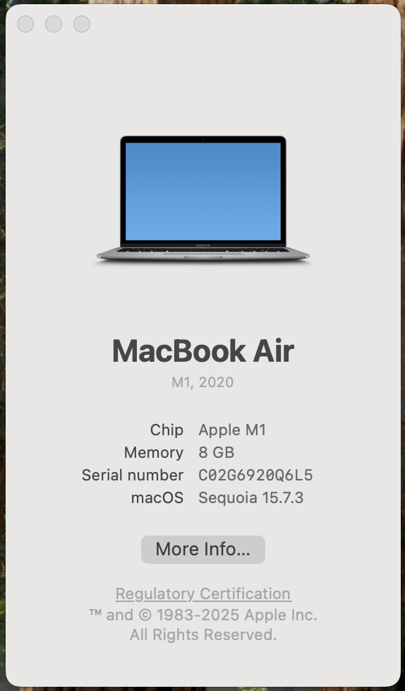 Apple MacBook Air “M1” 13-Inch 8CPU/7 GPU (2020) 8GB RAM 512GB SSD Space Gray (Grade B) – Cracked LCD Panel - Image 13