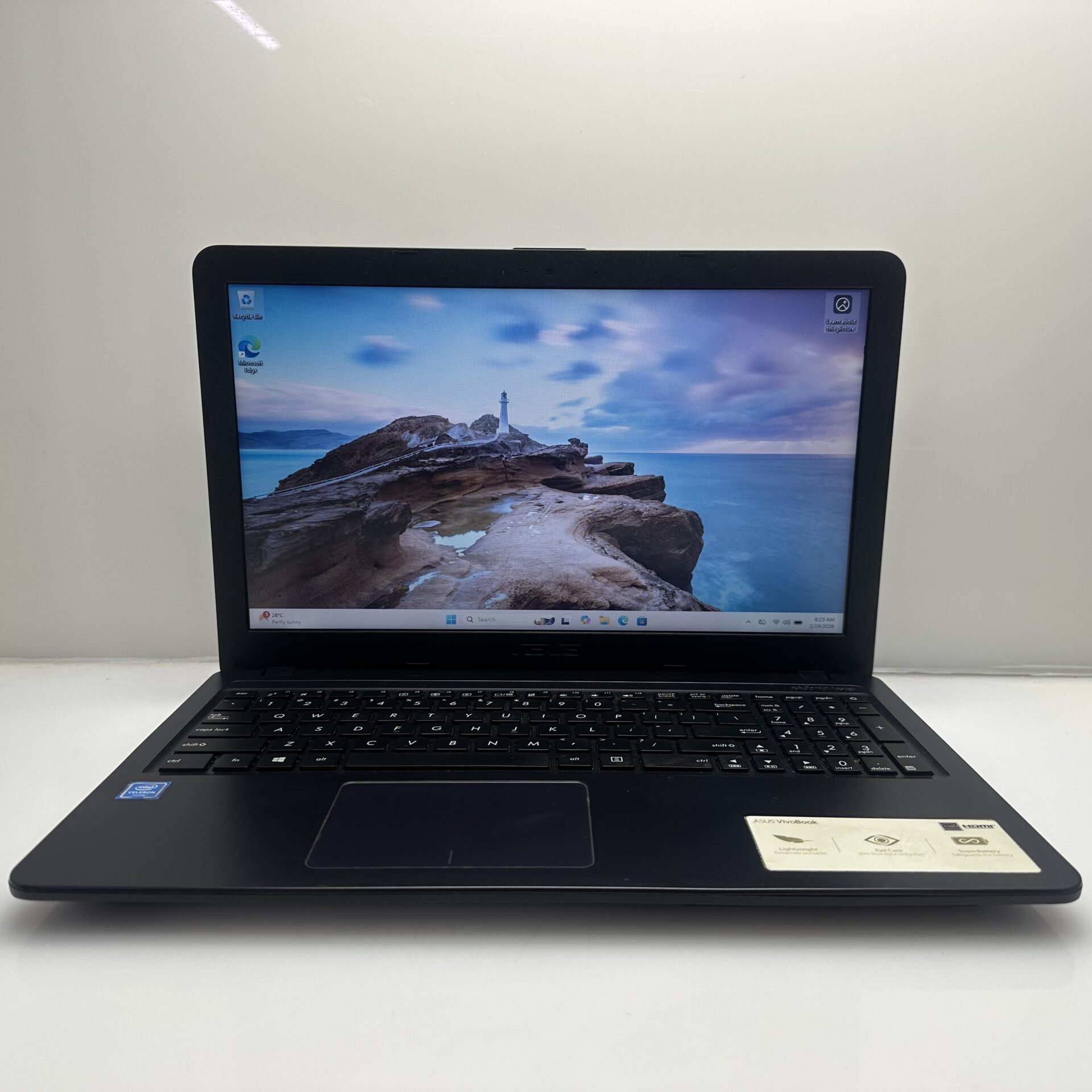 Asus VivoBook X543M “Celeron N4020” 1.10GHz 4GB RAM 256GB SSD Black/Blue - (Grade B) - Image 3
