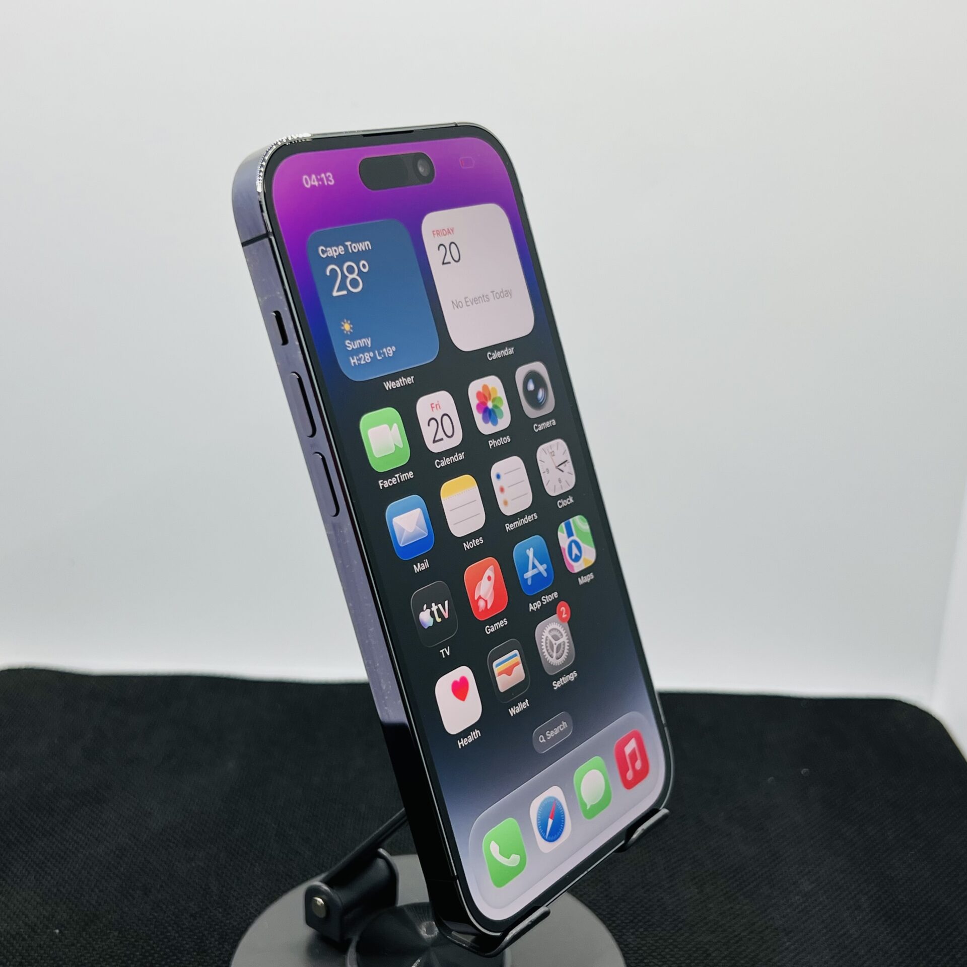 Apple iPhone 14 Pro 128GB Deep Purple (Grade B) – eSIM Only - Image 3