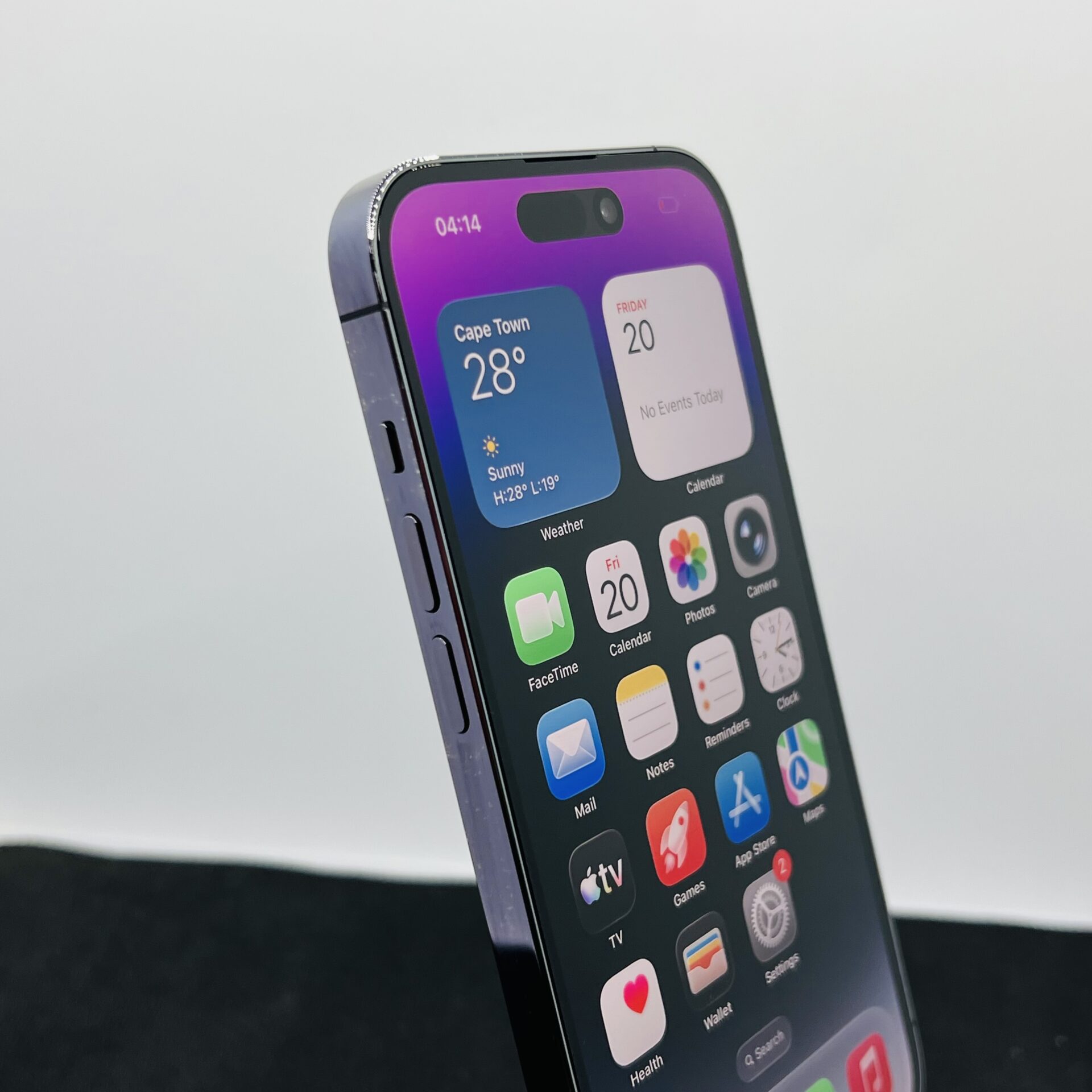 Apple iPhone 14 Pro 128GB Deep Purple (Grade B) – eSIM Only - Image 4