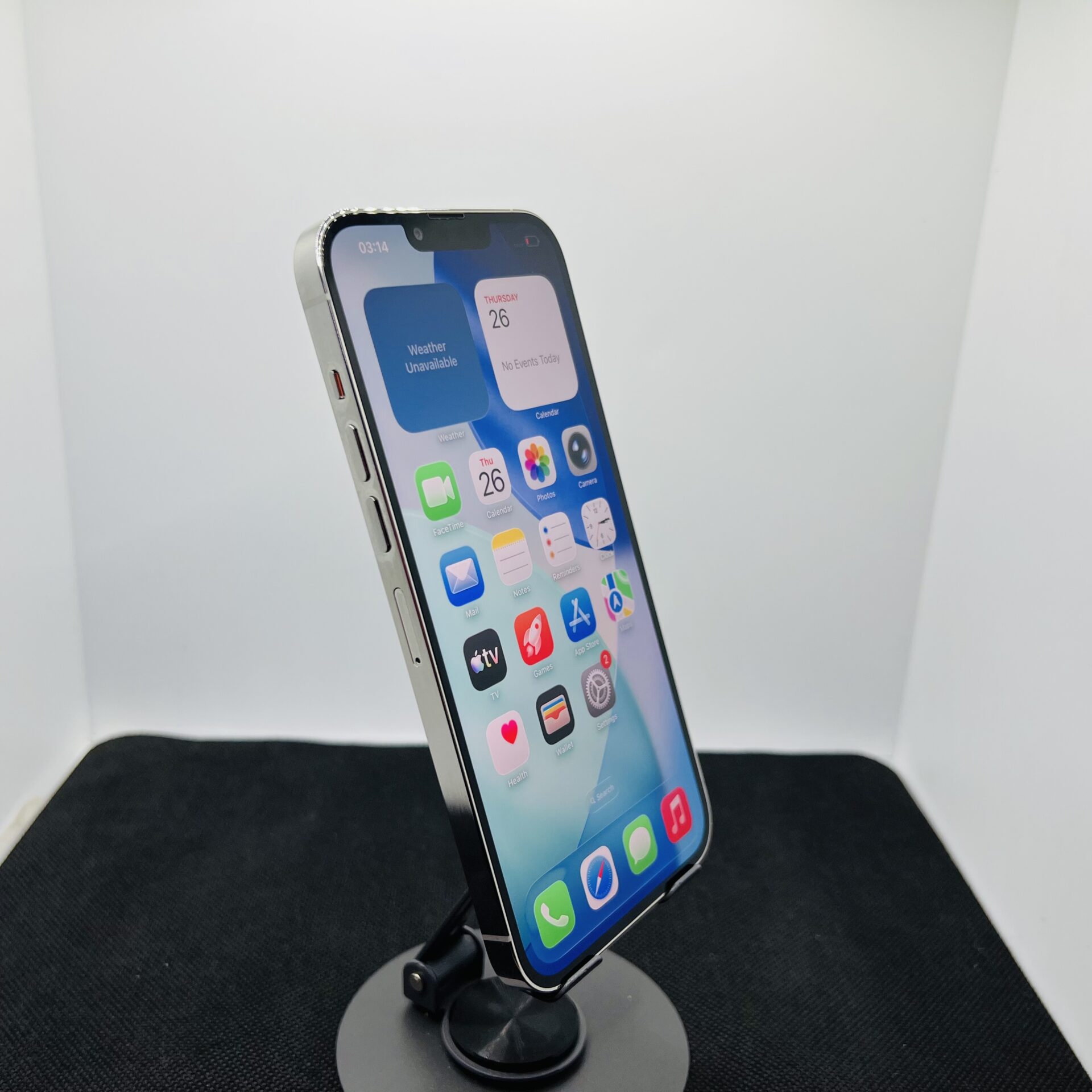 Apple iPhone 13 Pro Max 128GB Silver – (Grade B) - Image 3