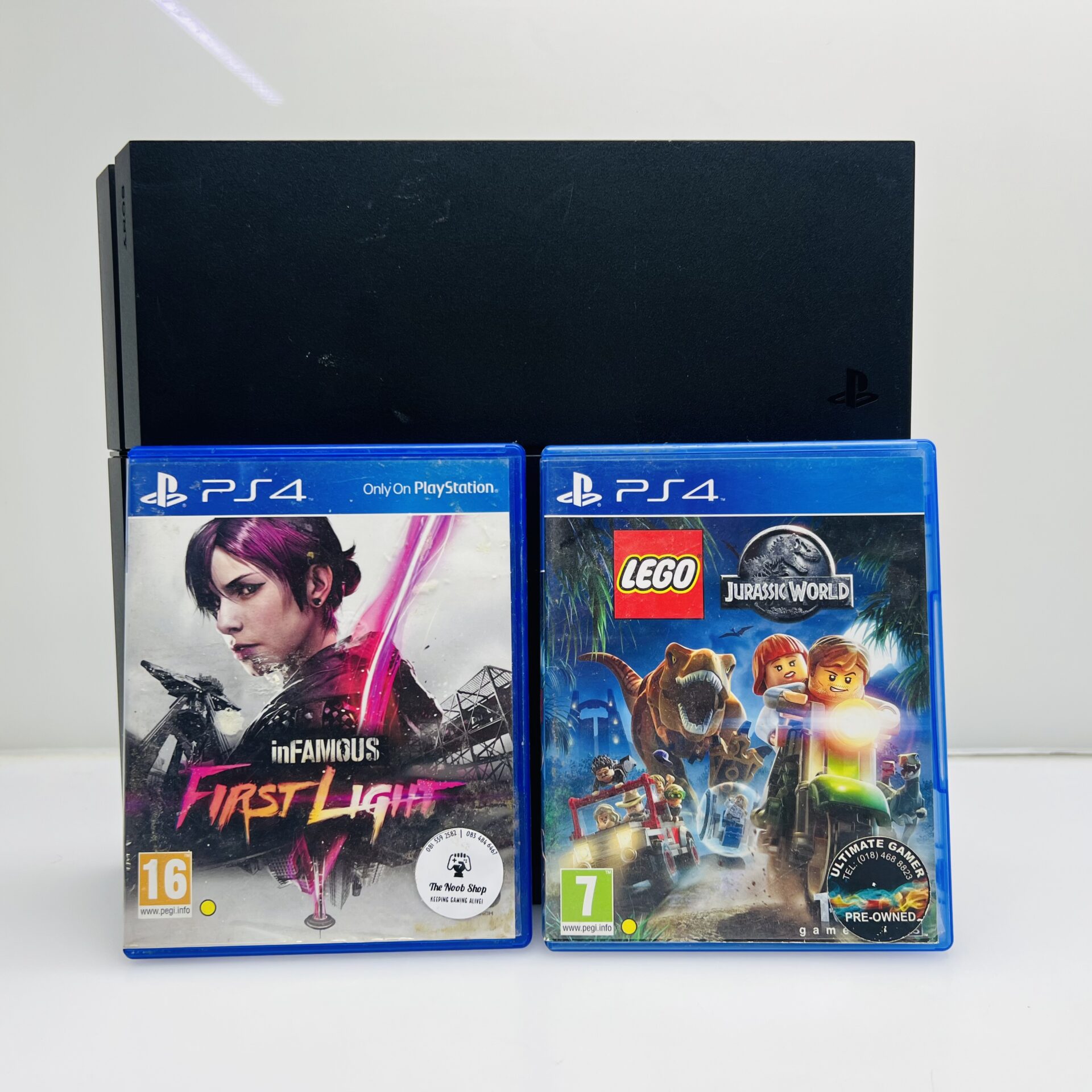PlayStation 4 Original Black 1TB + HDMI Cable + Power Cable + 1