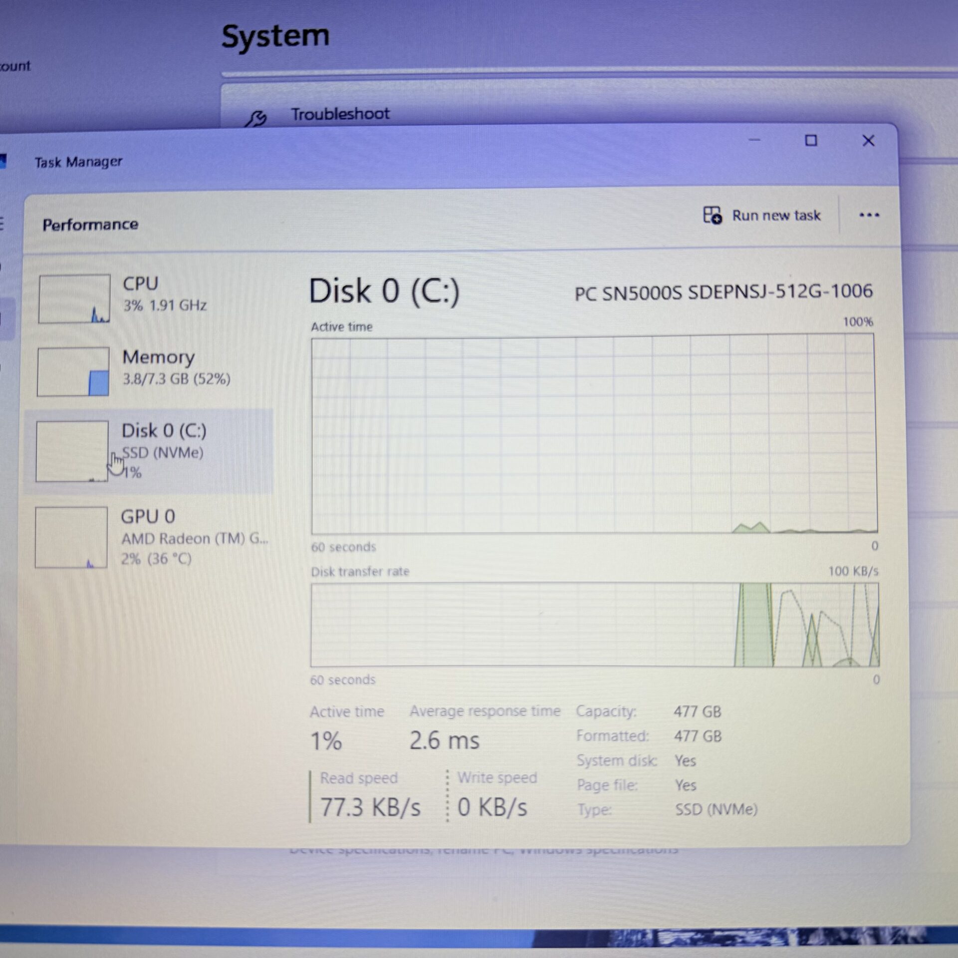 HP 255 G10 "Ryzen 3" 2.30GHz 8GB RAM 256GB SSD NMVe Silver - (Grade B) - Image 16
