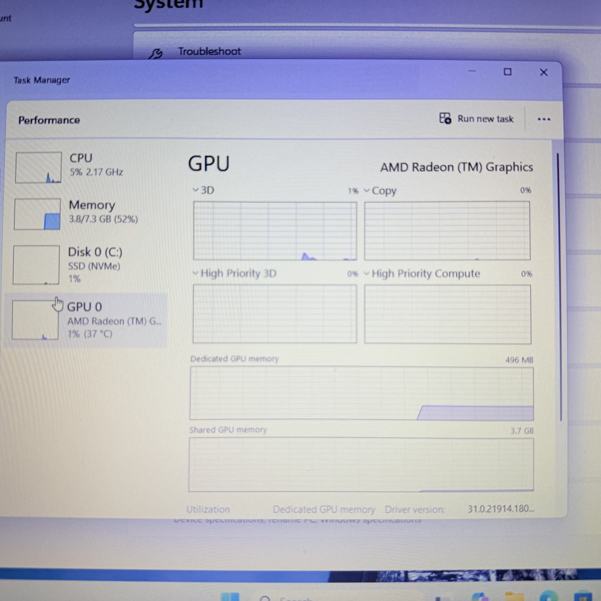 HP 255 G10 "Ryzen 3" 2.30GHz 8GB RAM 256GB SSD NMVe Silver - (Grade B) - Image 17