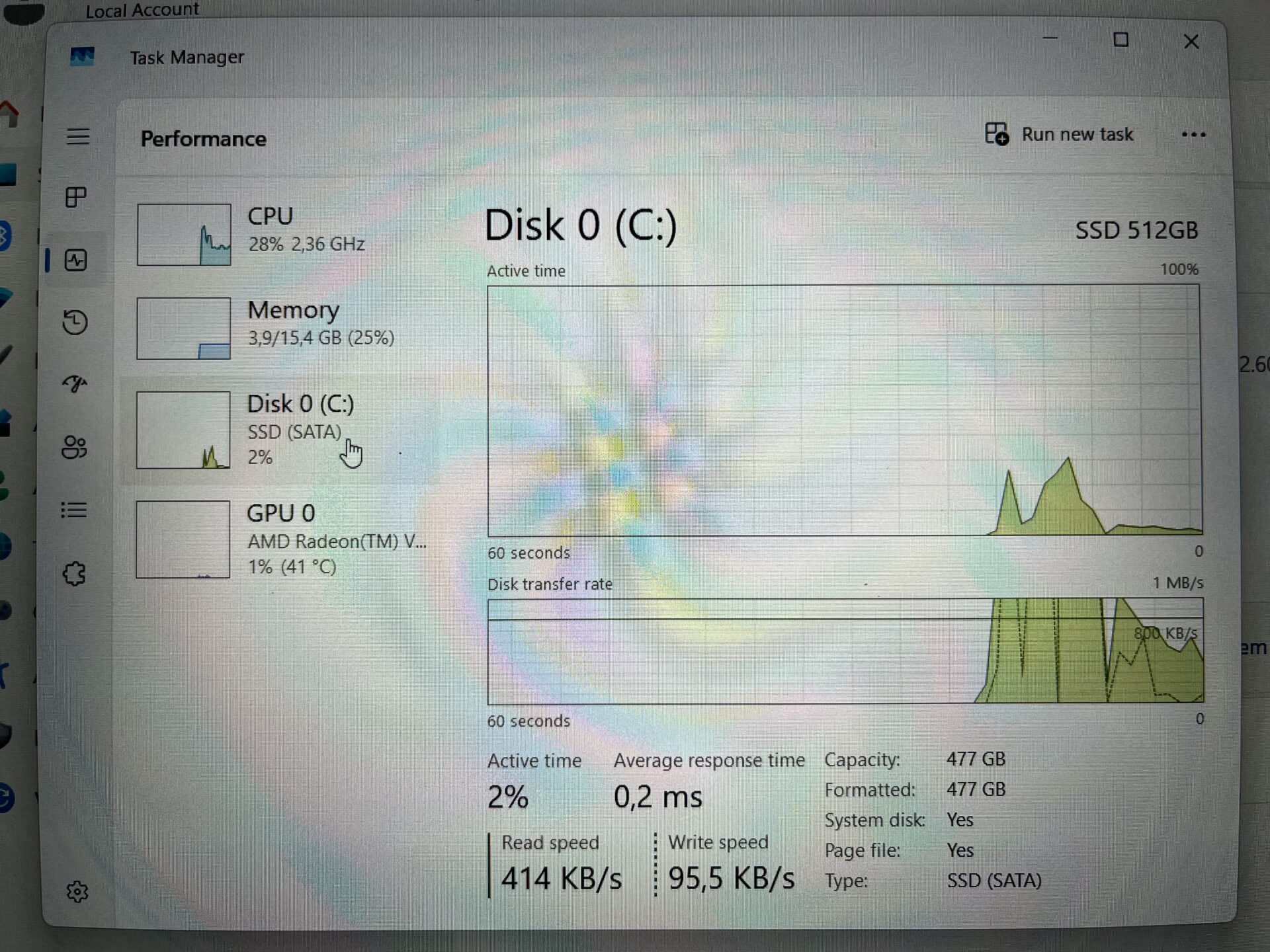 Packard Bell Carrera-F3 "Ryzen 3" 2.60GHz 16GB RAM 512GB SSD Gray – (Grade A) - Image 16