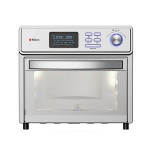 Milex 25L 1700W Air Fryer Oven With Rotisserie - Silver
