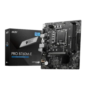 MSI B760M-E PRO DDR5 LGA1700 M-ATX Motherboard - Unboxed