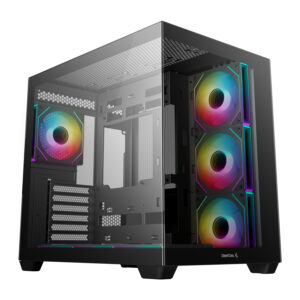 DeepCool CG530 7F ARGB ATX Gaming Chassis - Black - Unboxed