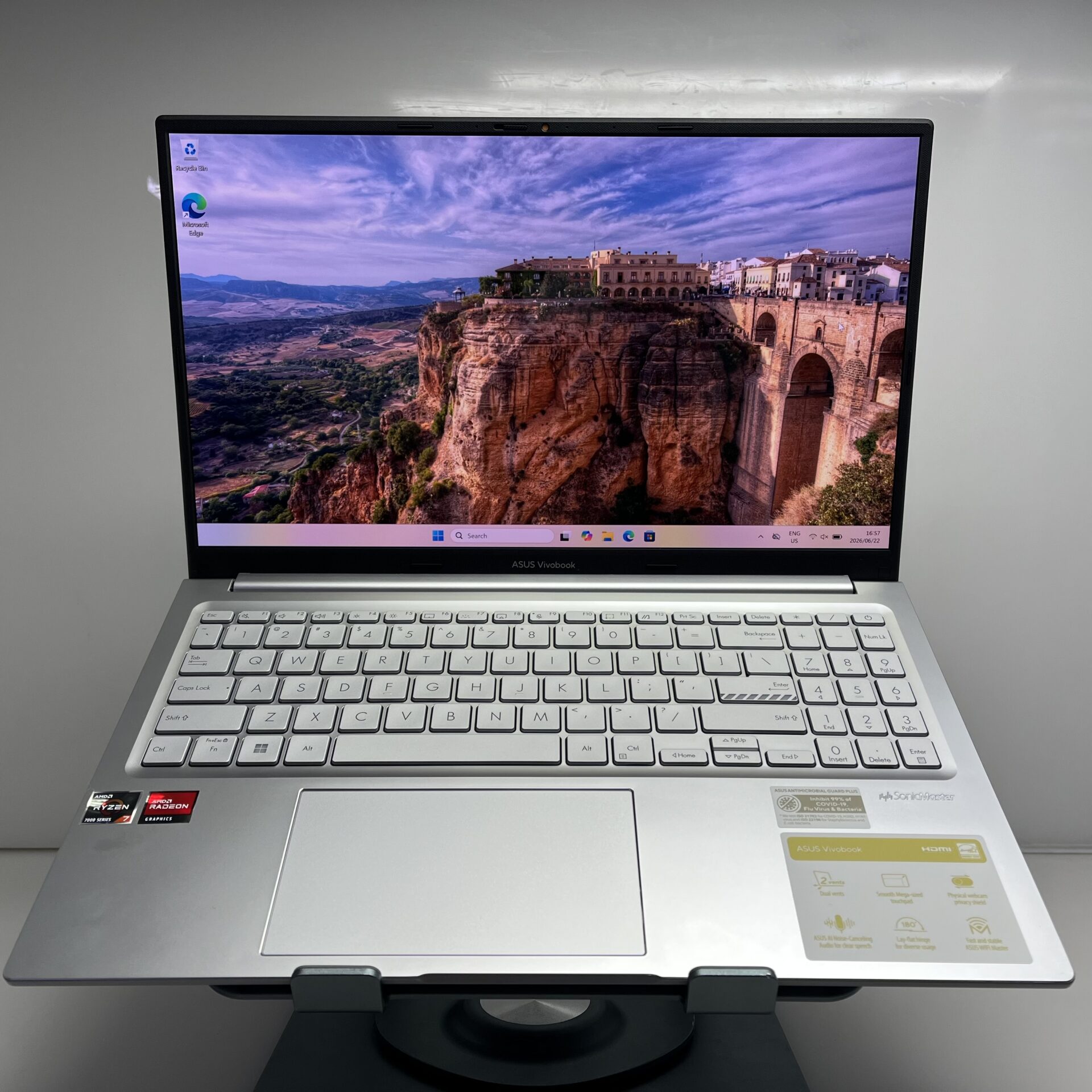 Asus Vivobook 15 M1505Y "Ryzen 7" 2.00GHz 16GB RAM 1TB SSD Grey (Condition: Pristine) - Image 3