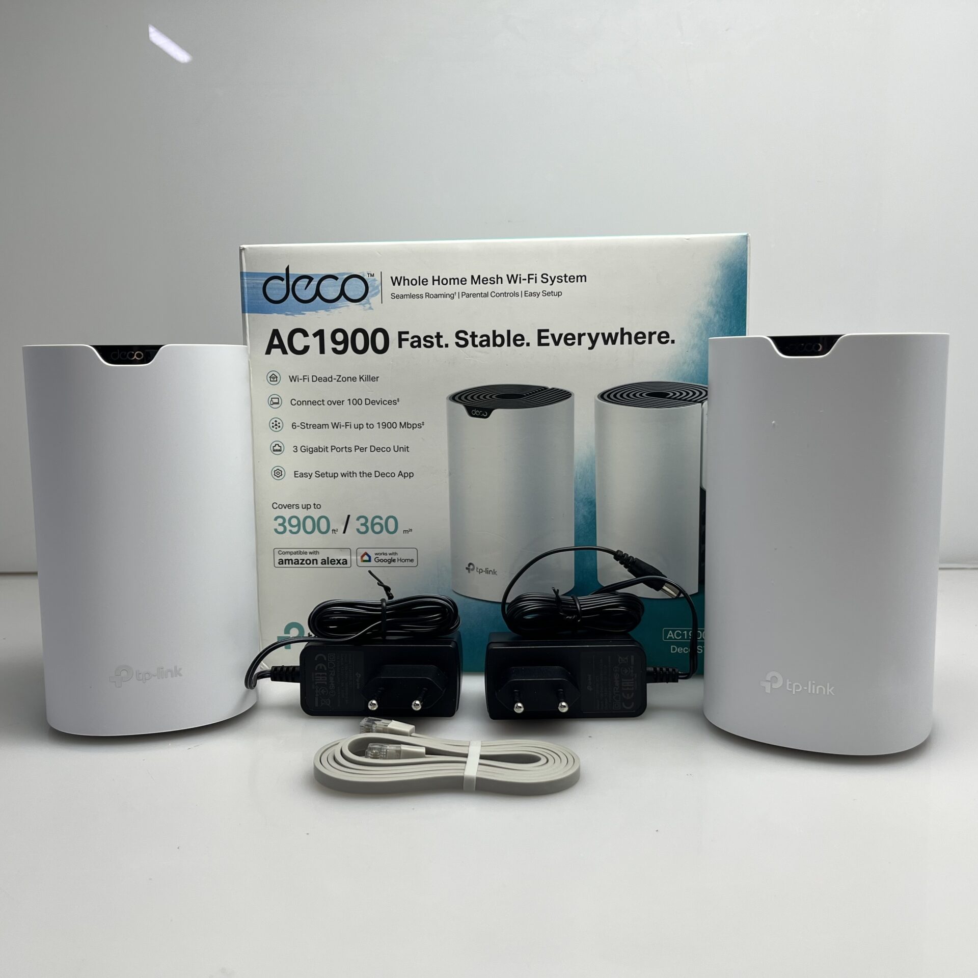 TP Link Deco S7 AC1900 Whole Home Mesh WiFi System White (Condition: Excellent) - Image 2