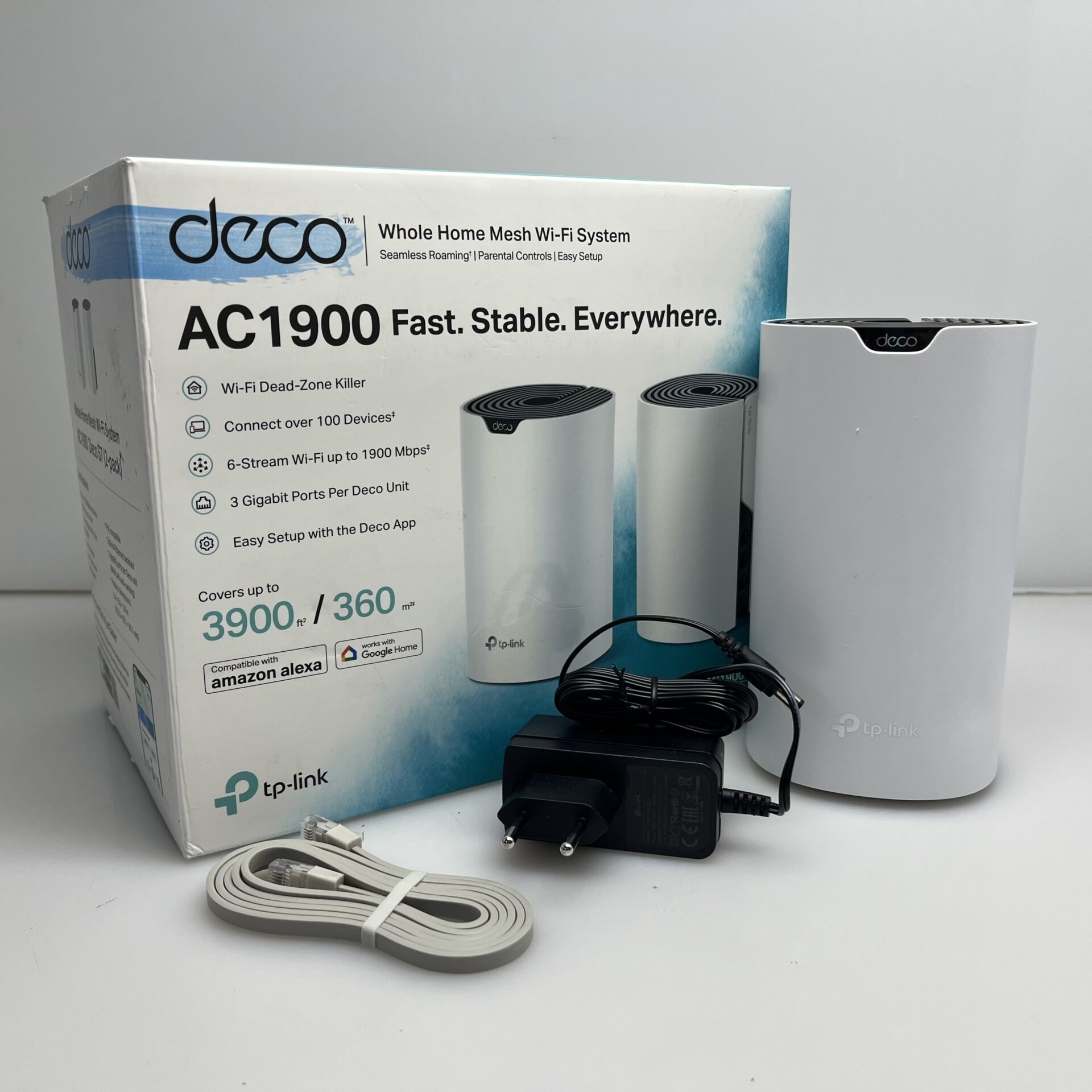 TP Link Deco S7 AC1900 Whole Home Mesh WiFi System White (Condition: Excellent) - Image 3