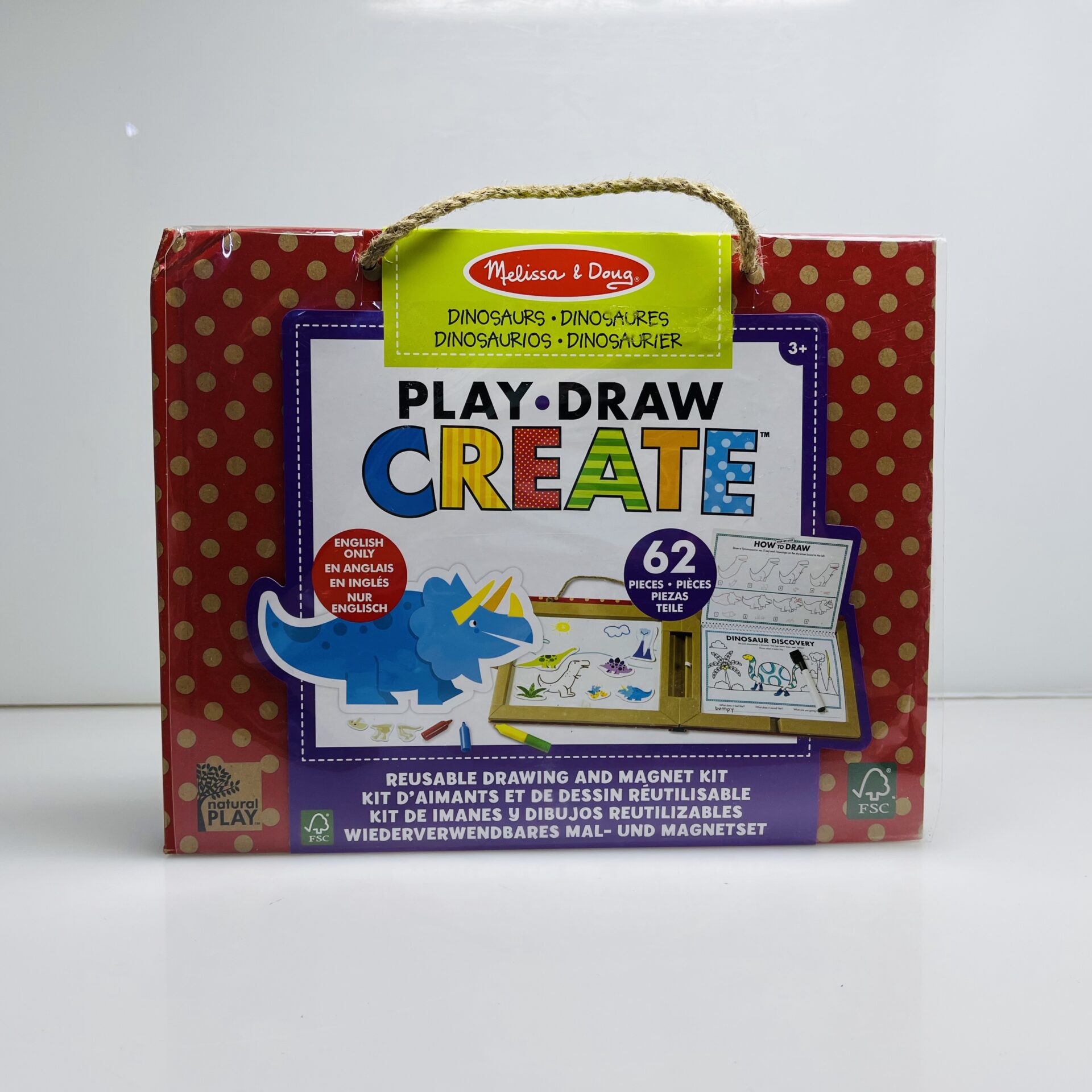 COMBO DEAL: Jurassic World Rebirth Mosasaurus and Mini Dilophosaurus + Melissa and Doug Play, Draw, Create Dinosaurs - Image 6
