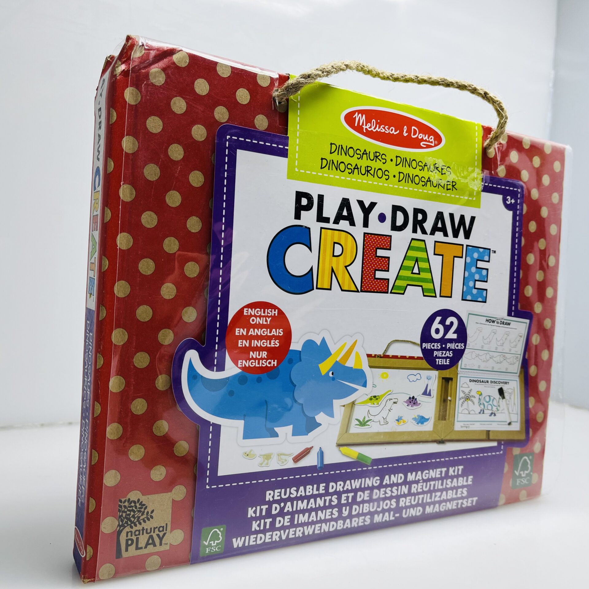 COMBO DEAL: Jurassic World Rebirth Mosasaurus and Mini Dilophosaurus + Melissa and Doug Play, Draw, Create Dinosaurs - Image 7