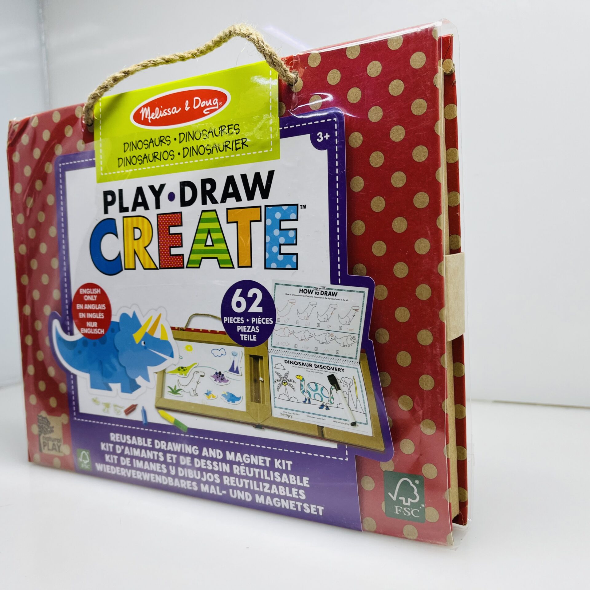 COMBO DEAL: Jurassic World Rebirth Mosasaurus and Mini Dilophosaurus + Melissa and Doug Play, Draw, Create Dinosaurs - Image 9