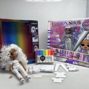 COMBO DEAL: LOL Surprise! OMG Fashion Show Missy Frost Pink + Rainbow High Colour and Create (Condition: Good)