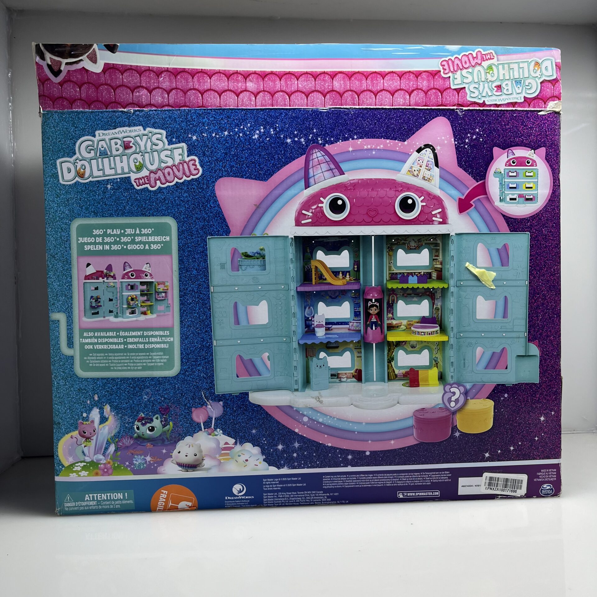 Gabby's Dollhouse 'The Movie' Meow-mazing Dollhouse Playset - (Condition: Fair) - Image 2