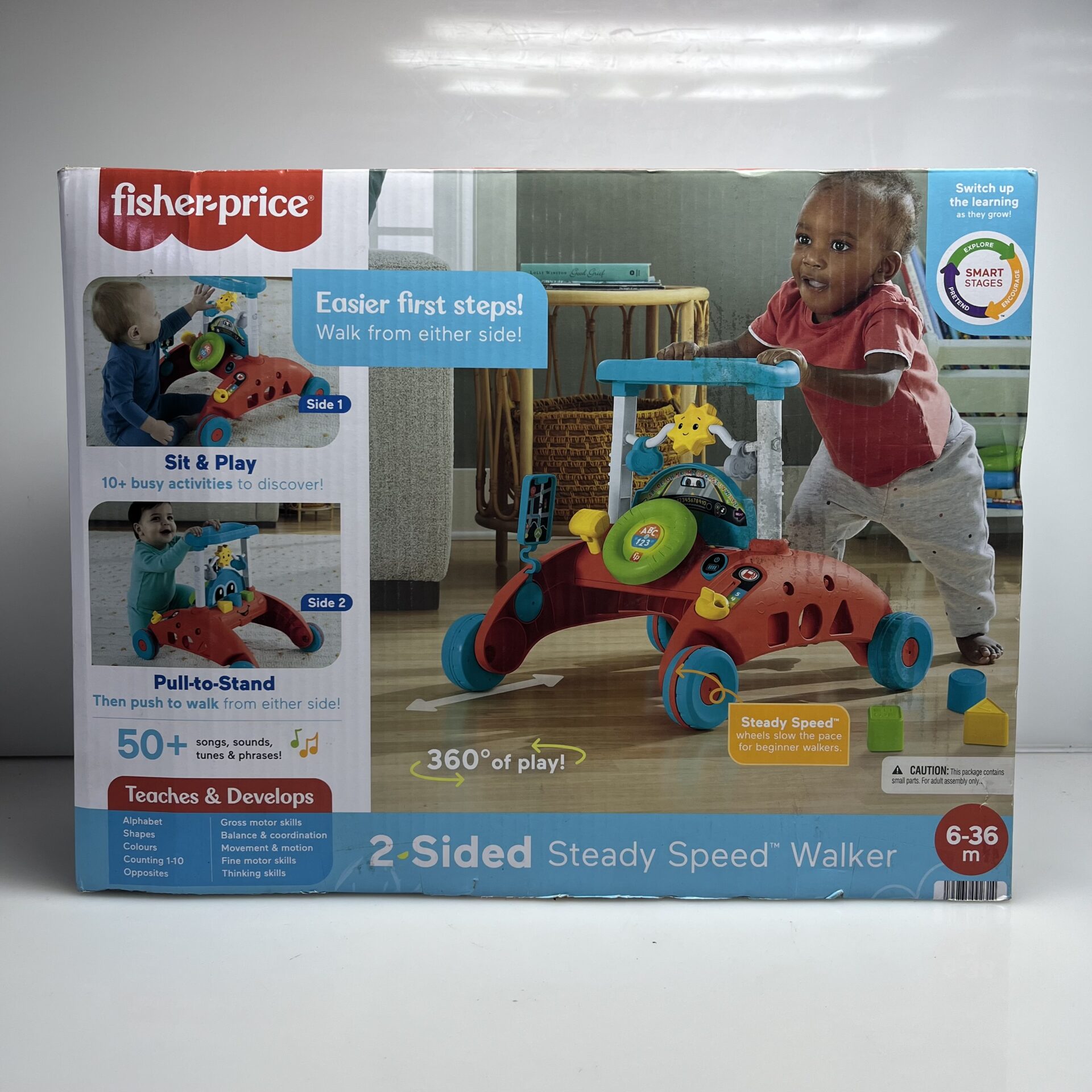 Fisher Price Steady Speed Walker Red (Condition: Sealed) - Image 2