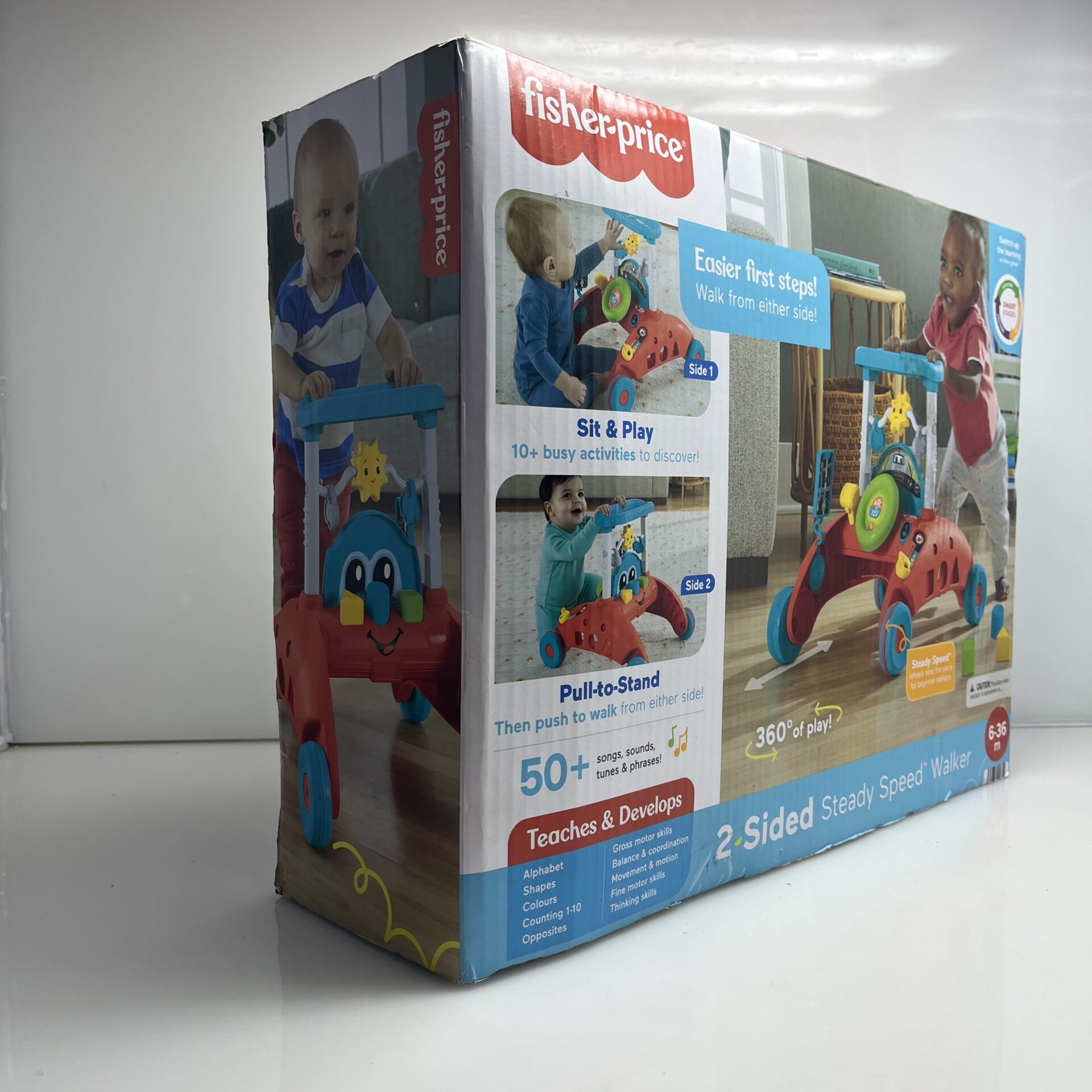 Fisher Price Steady Speed Walker Red (Condition: Sealed) - Image 3