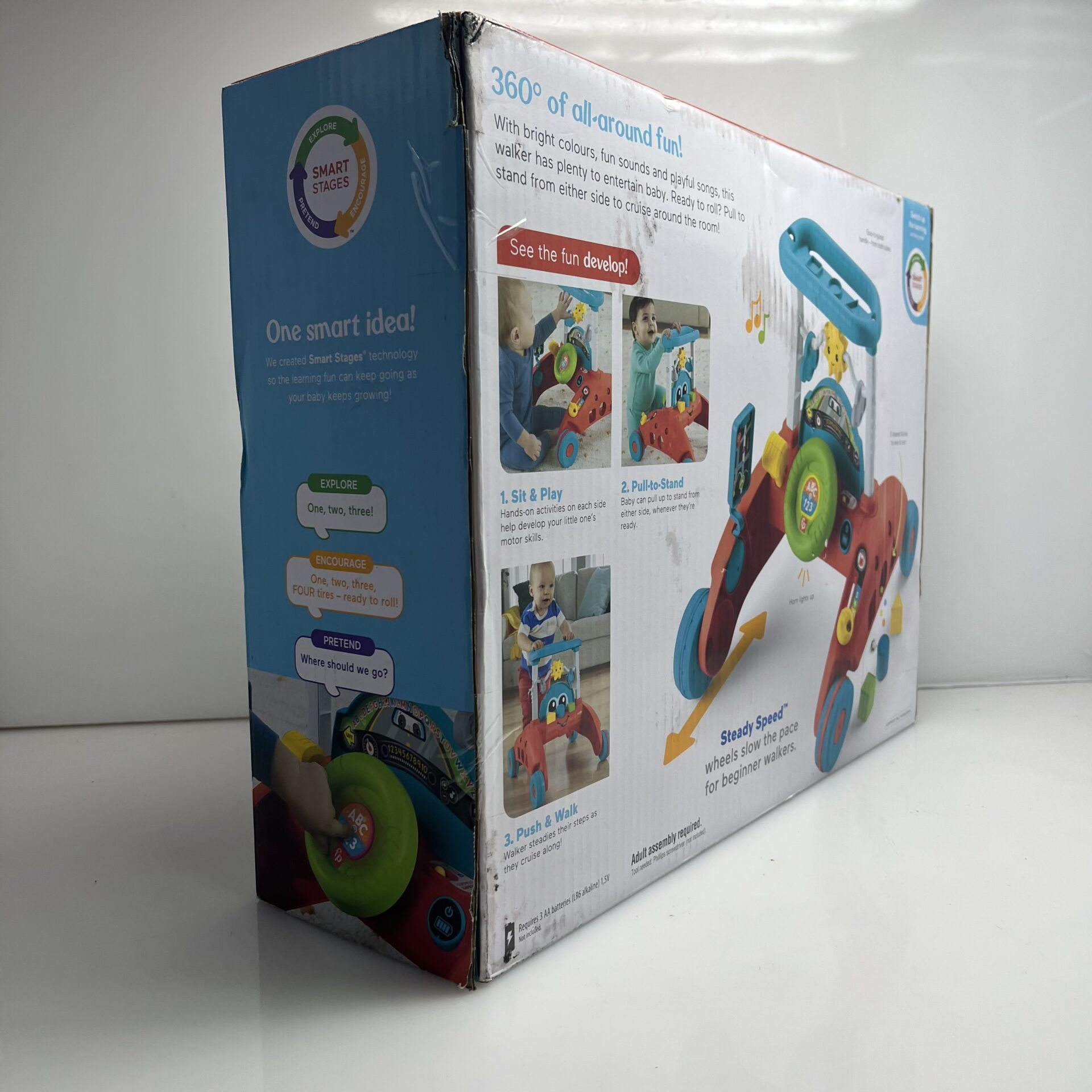Fisher Price Steady Speed Walker Red (Condition: Sealed) - Image 5