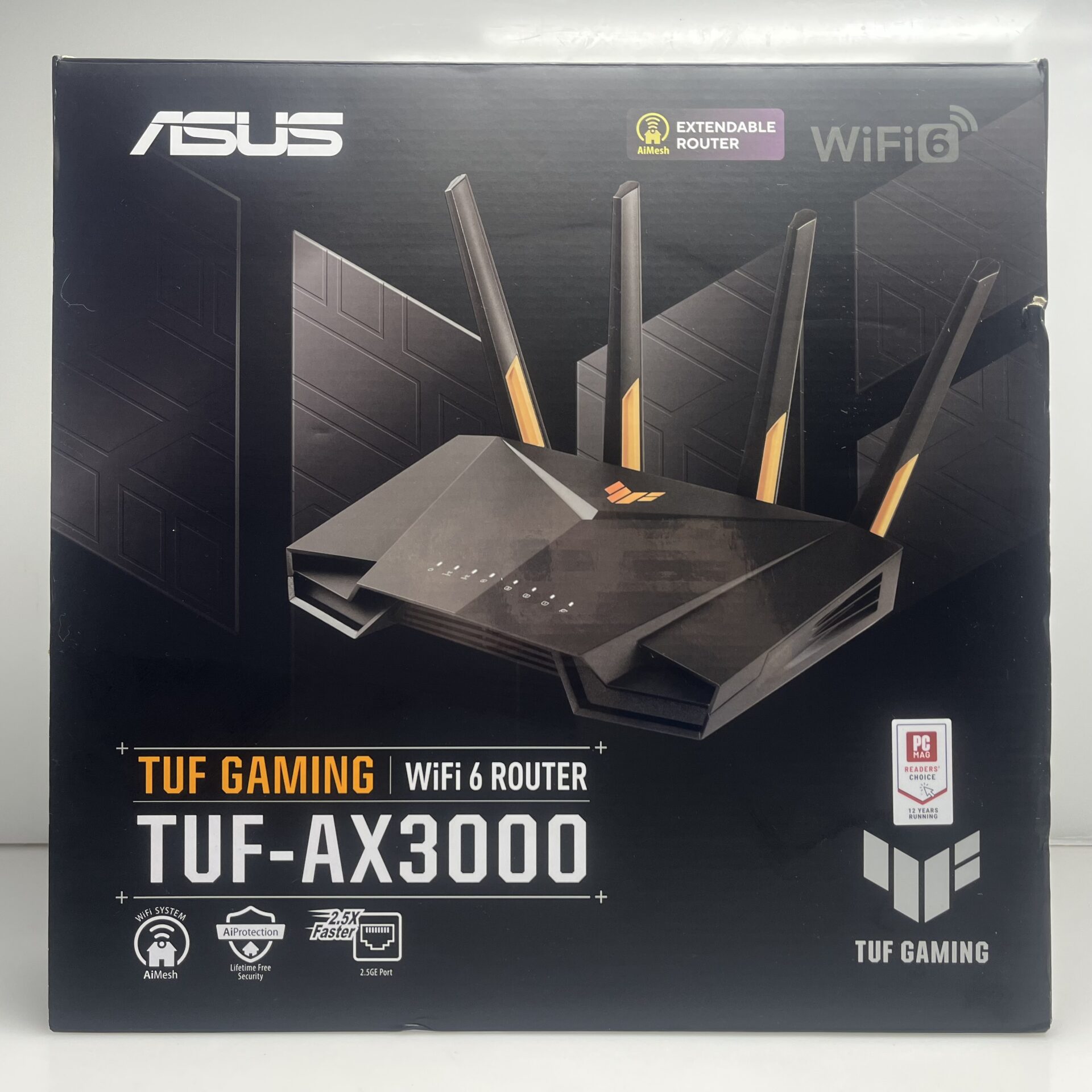 Asus AX3000 Tuf Gaming V2 Dual Band Wifi 6 Gaming Router Black (Condition: Pristine) - Image 2