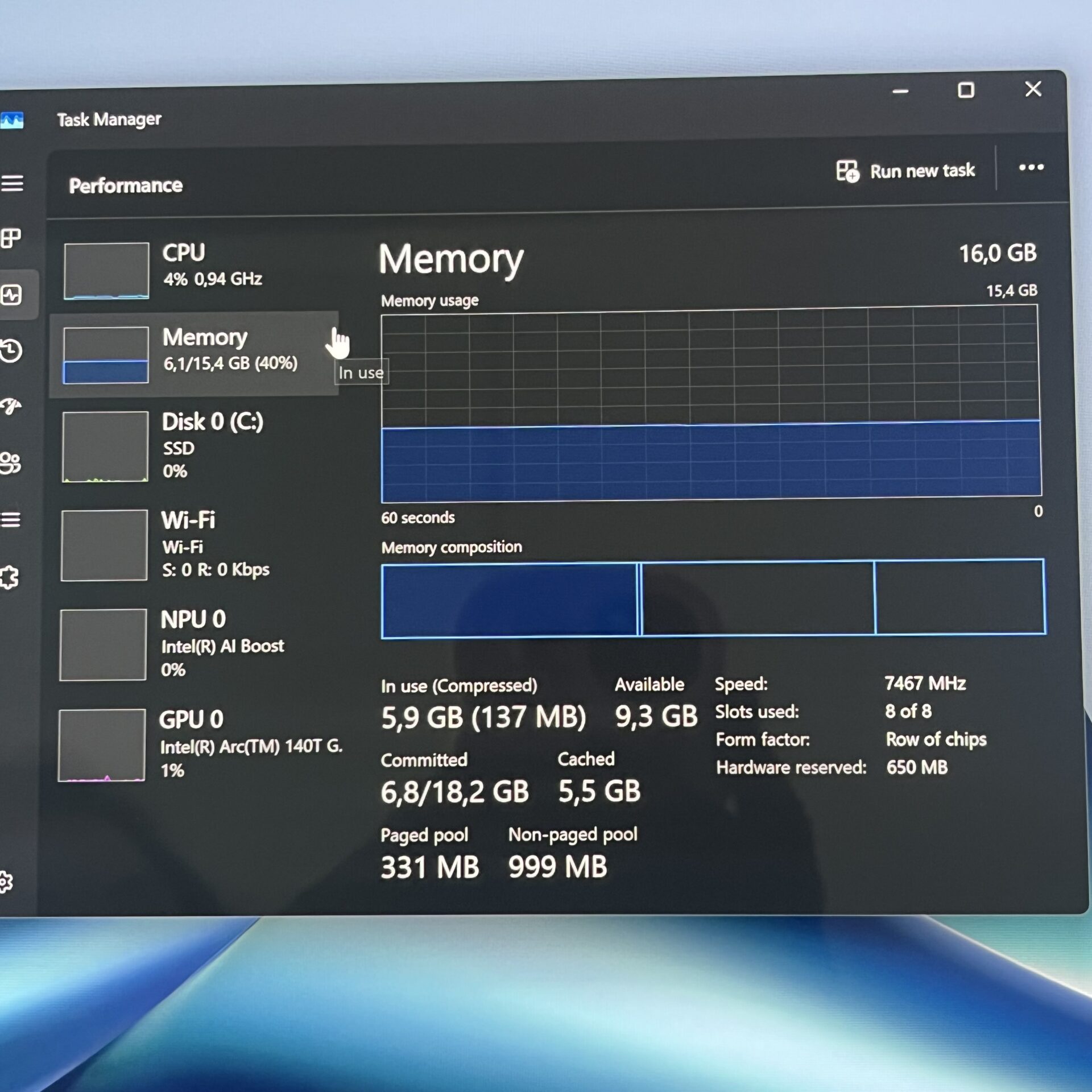 Asus ZenBook 14 UX3405C "Core Ultra 9" 2.90GHz 16GB RAM 1TB SSD Ponder Blue (Condition: Pristine) - Image 16