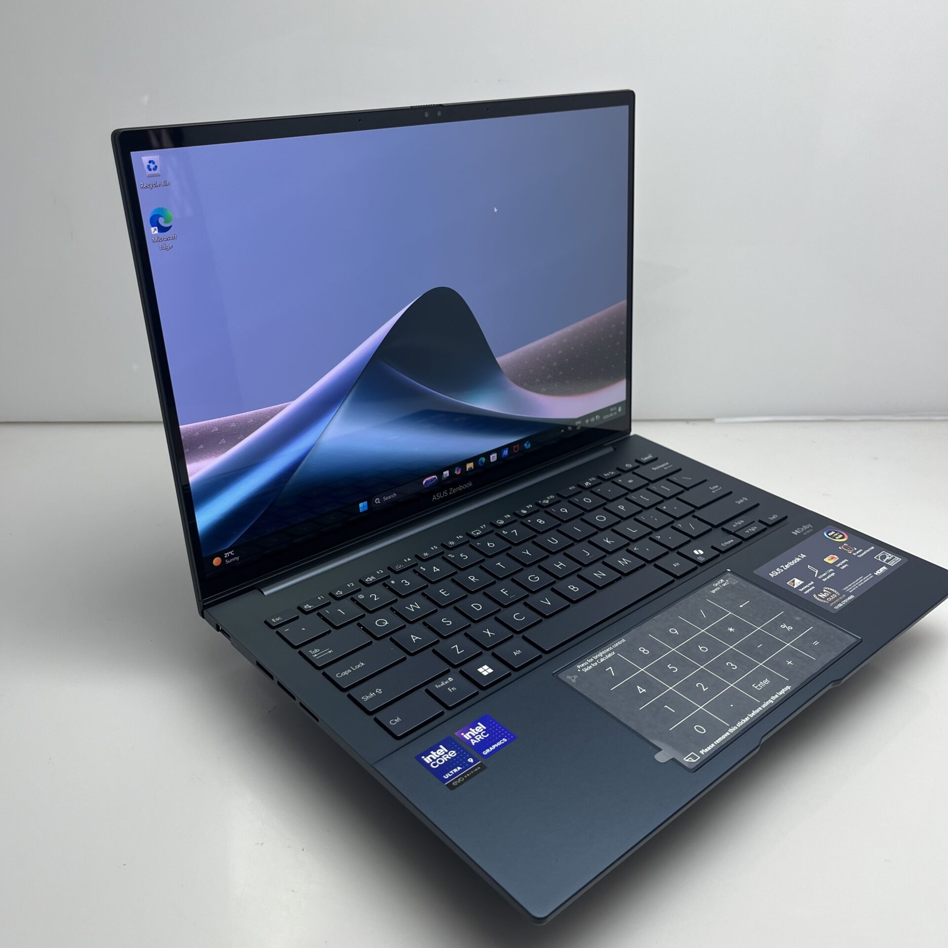 Asus ZenBook 14 UX3405C "Core Ultra 9" 2.90GHz 16GB RAM 1TB SSD Ponder Blue (Condition: Pristine) - Image 3
