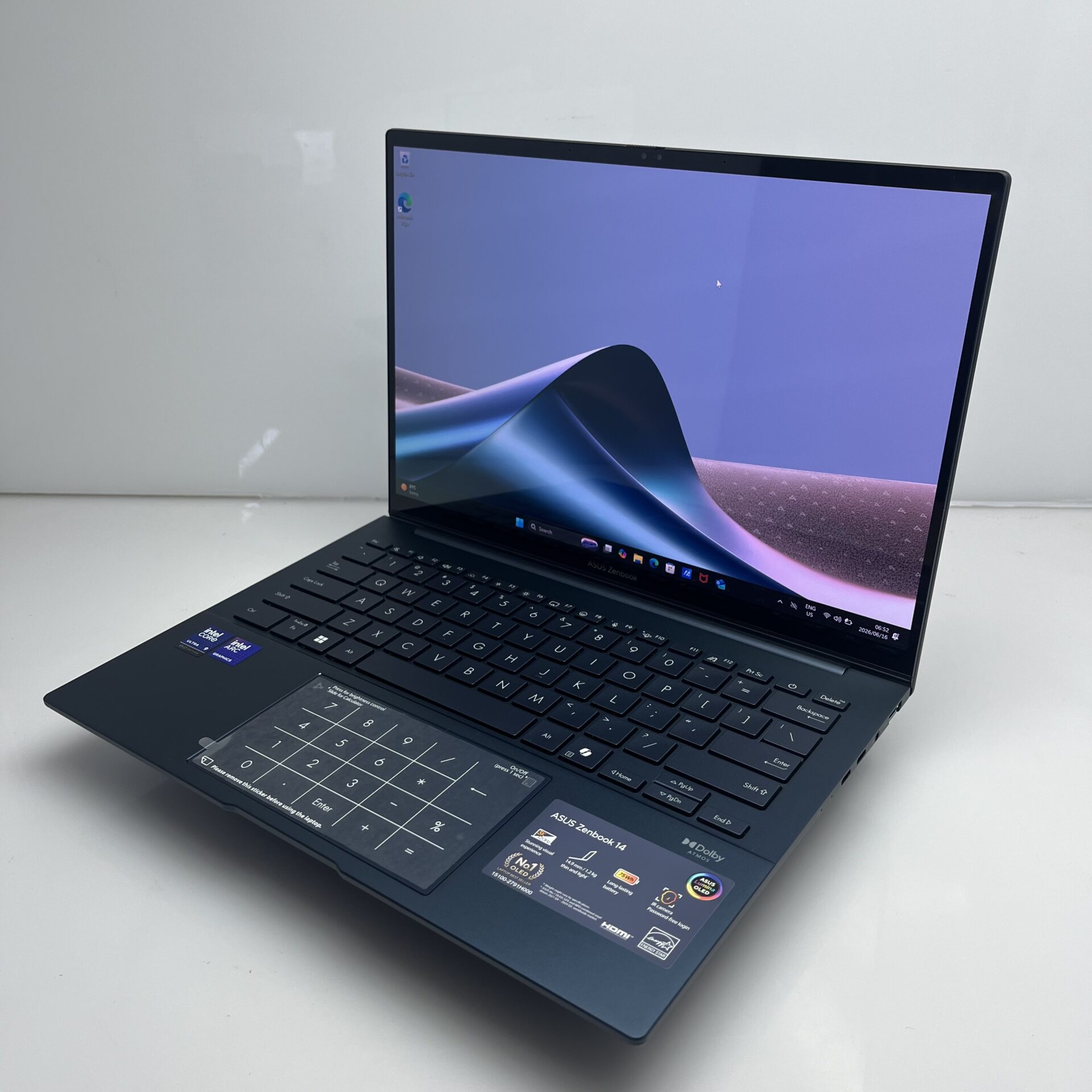 Asus ZenBook 14 UX3405C "Core Ultra 9" 2.90GHz 16GB RAM 1TB SSD Ponder Blue (Condition: Pristine) - Image 4