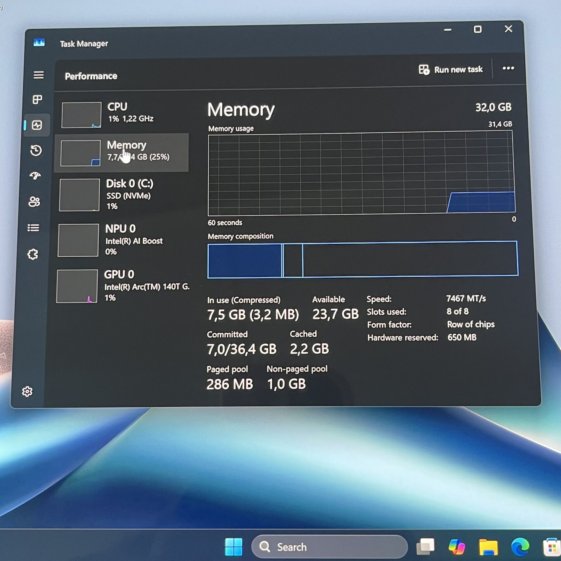Asus ZenBook 14 UX3405C "Core Ultra 9" 2.90GHz 32GB RAM 1TB SSD Ponder Blue (Condition: Pristine) - Image 16