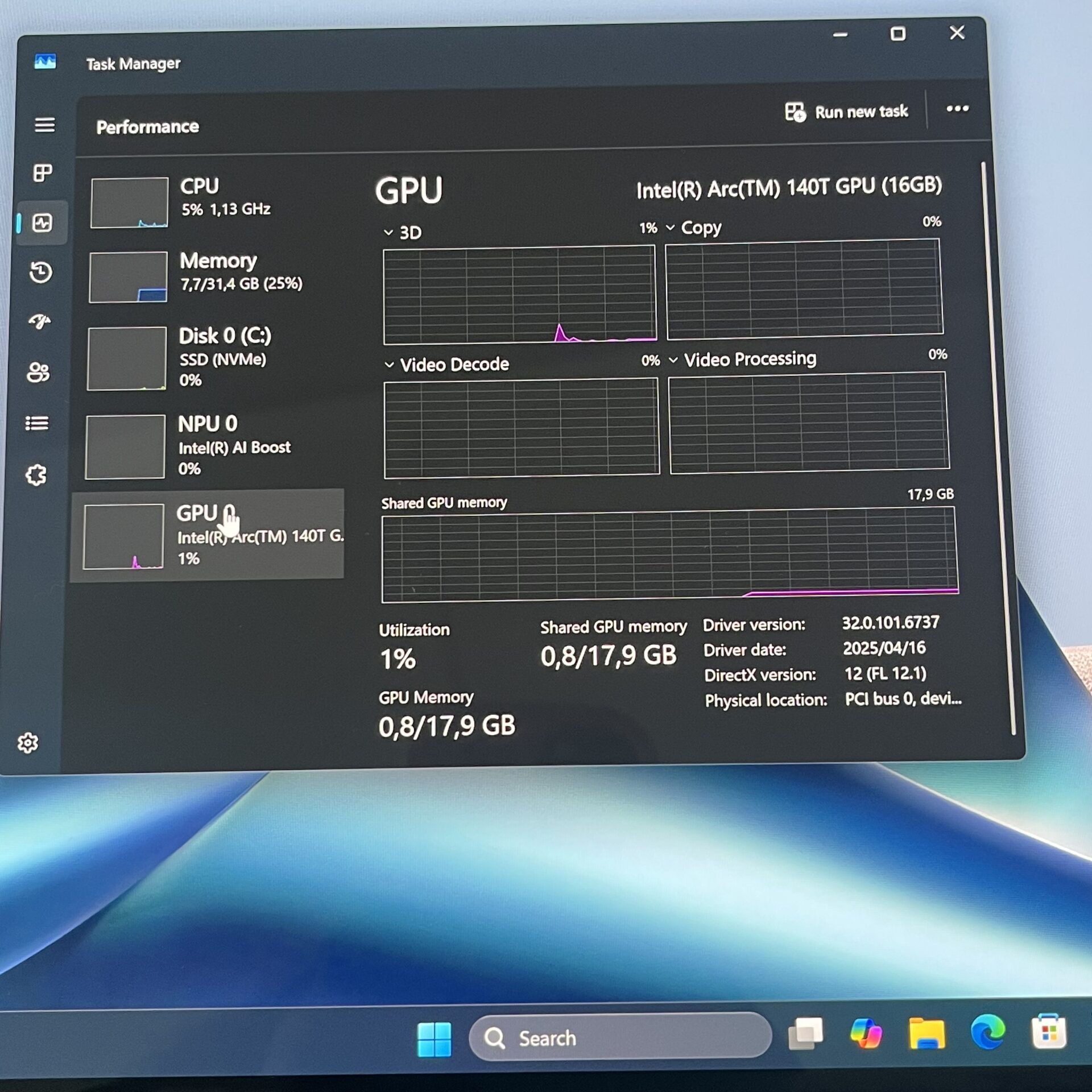 Asus ZenBook 14 UX3405C "Core Ultra 9" 2.90GHz 32GB RAM 1TB SSD Ponder Blue (Condition: Pristine) - Image 14