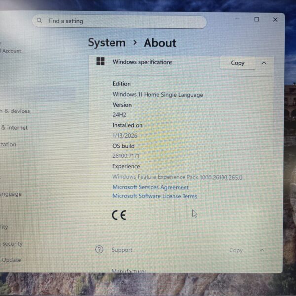 HP 15s-fq3003ni "Celeron N4500" 1.10GHz 8GB DDR4 RAM 256GB SSD Chalkboard Gray (Condition: Good) - Image 14