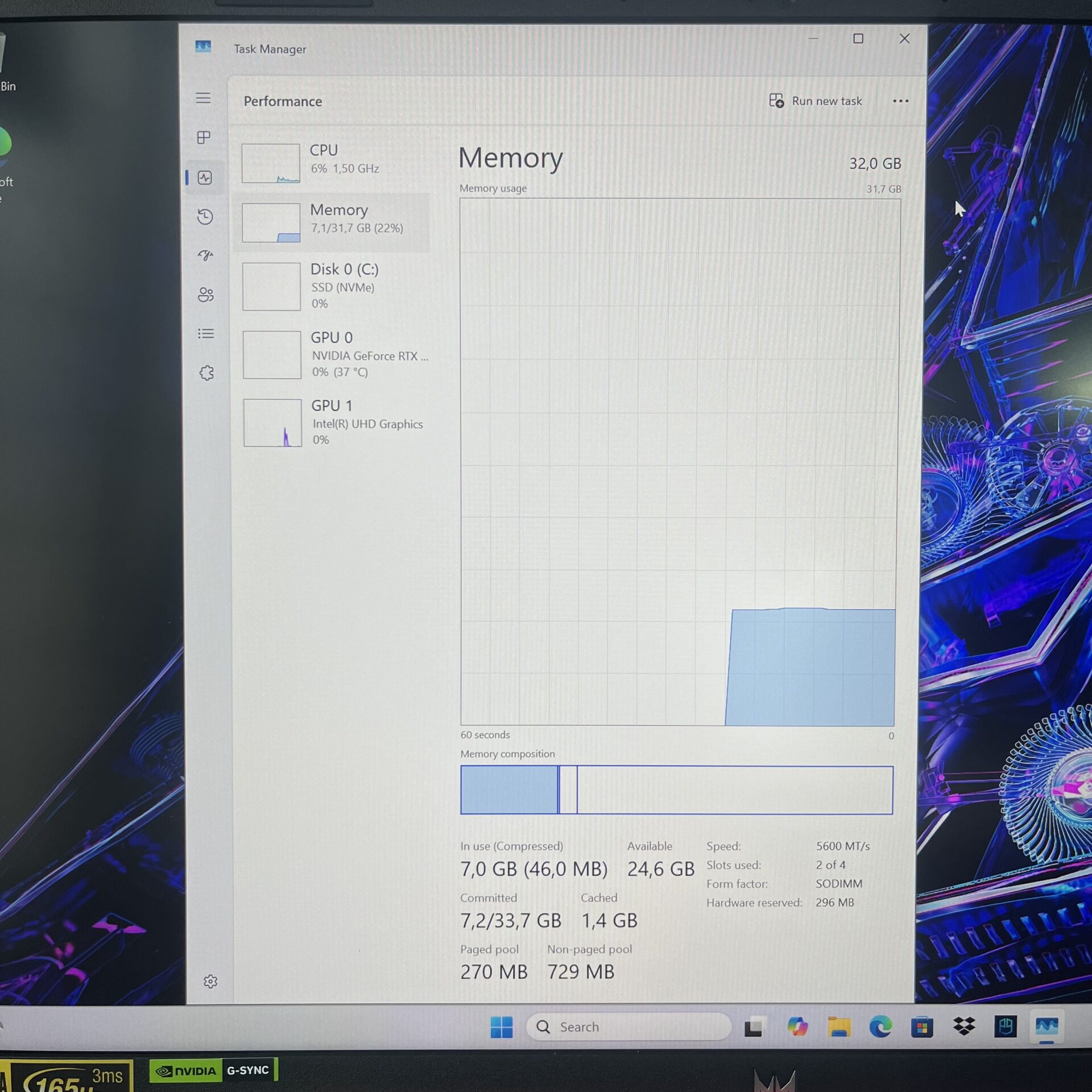 Acer Predator Helios Neo 16 "Core i7-14650HX" 2.20GHz 32GB RAM 1TB SSD Abyssal Black (Condition: Pristine) - Image 16