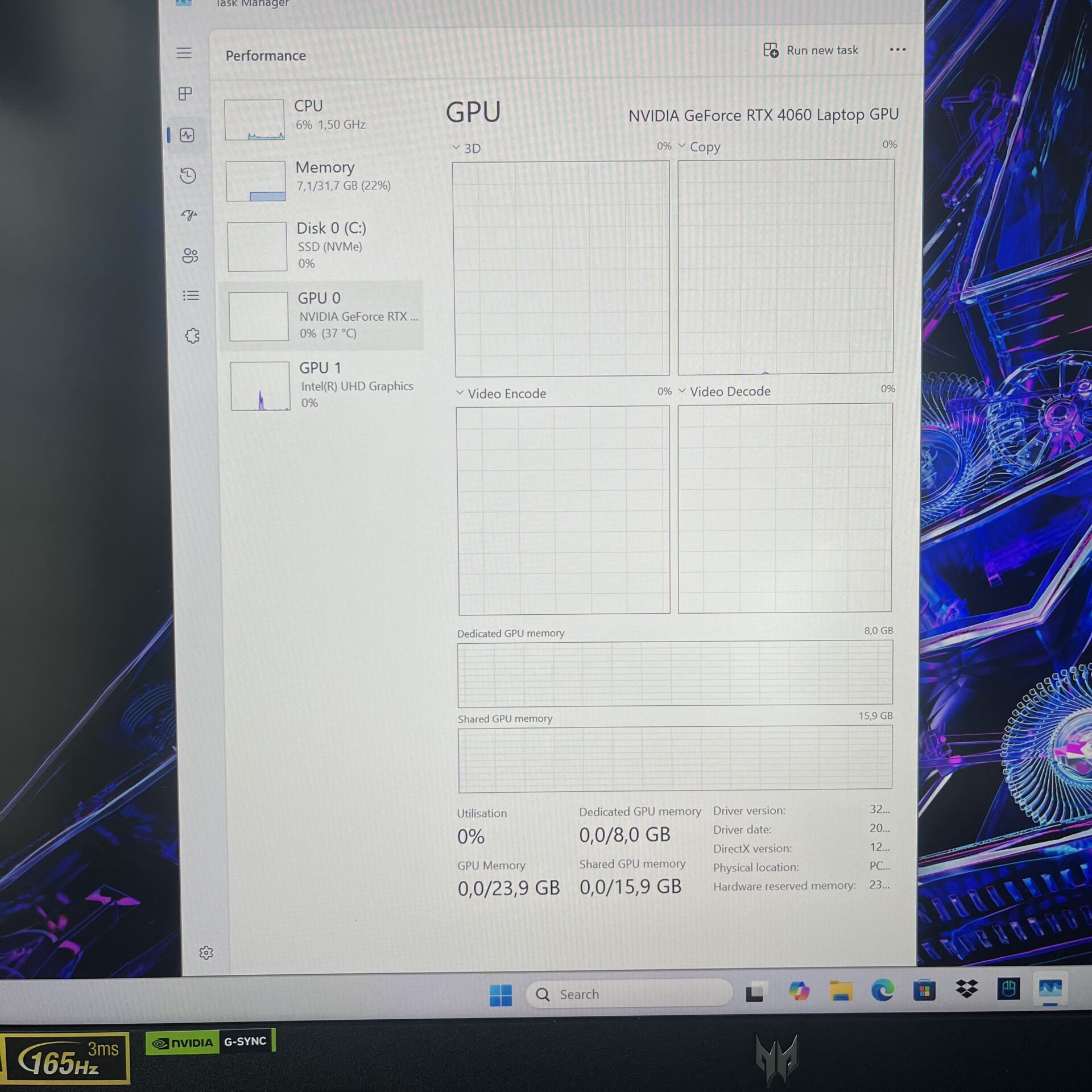 Acer Predator Helios Neo 16 "Core i7-14650HX" 2.20GHz 32GB RAM 1TB SSD Abyssal Black (Condition: Pristine) - Image 13