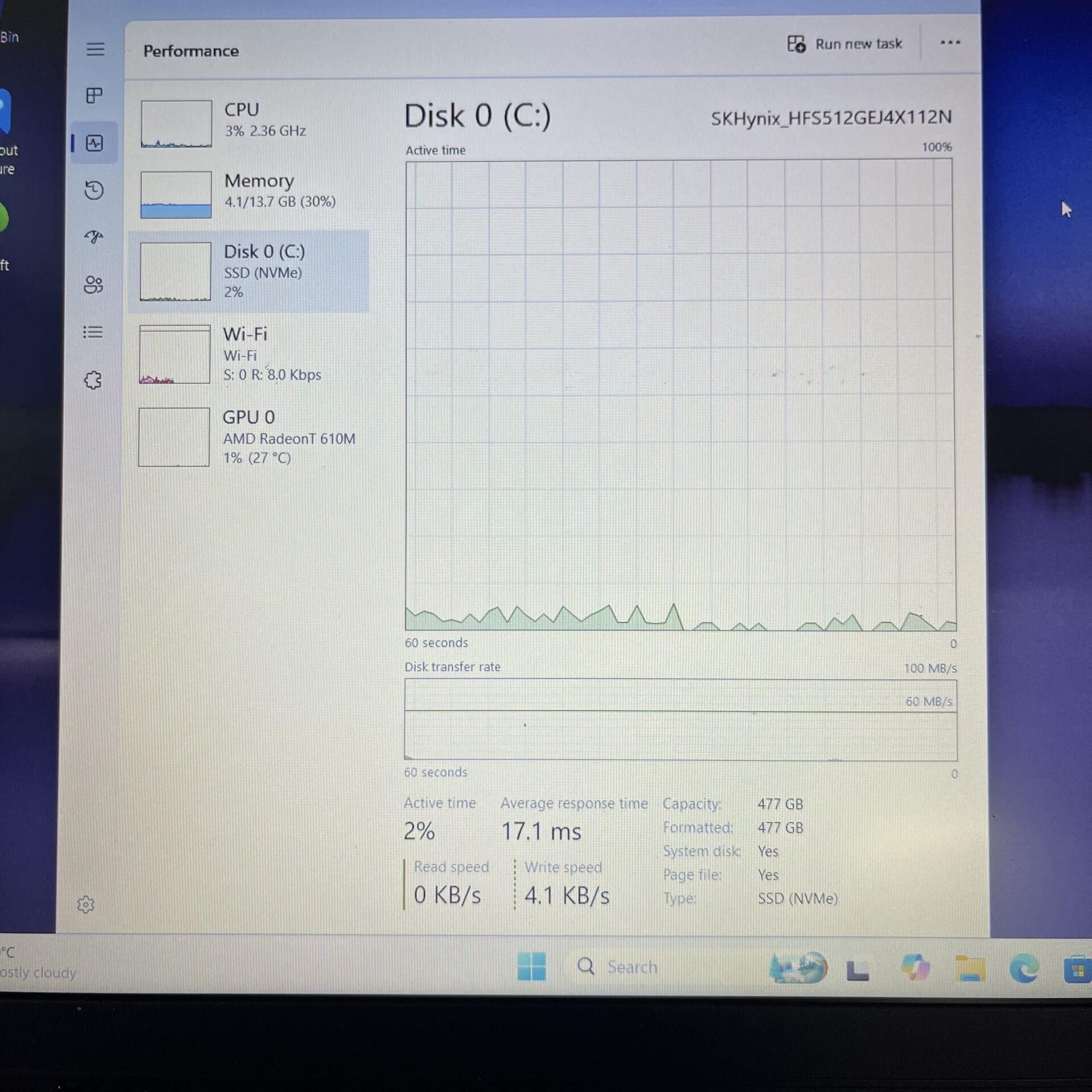 Lenovo Ideapad 1 15AMN7 "Ryzen 5" 2.80GHz 16GB RAM 512GB SSD Cloud Grey (Condition: Good) - Hinge cover missing - Image 16