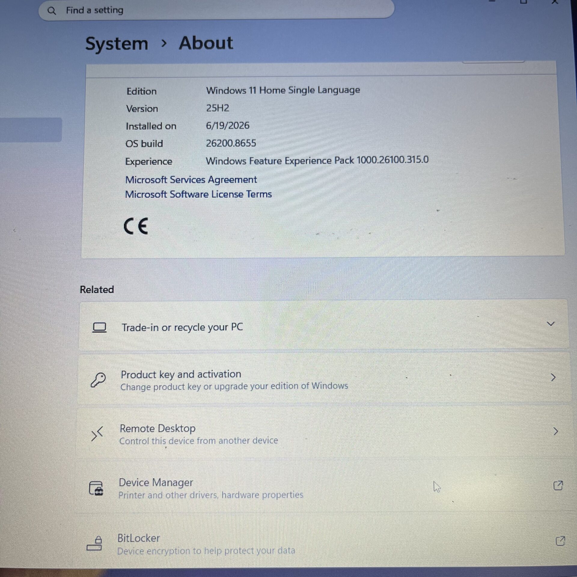 Lenovo Ideapad 1 15AMN7 "Ryzen 5" 2.80GHz 16GB RAM 512GB SSD Cloud Grey (Condition: Good) - Hinge cover missing - Image 14