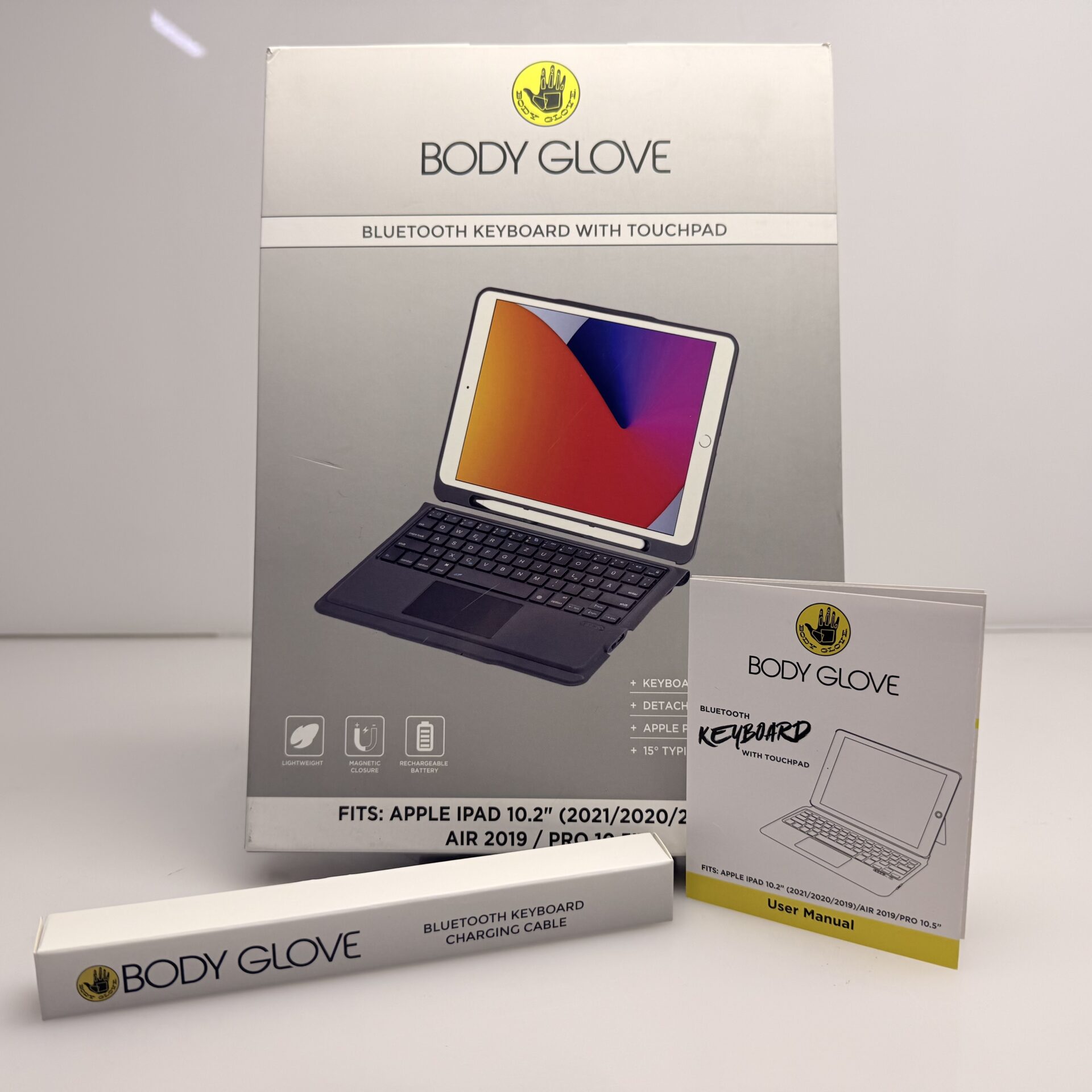 BODY GLOVE Bluetooth Keyboard For iPad 10.2" (2021/2020/2019) / Air 2019 / Pro 10.5" Black (Condition: Excellent) - Image 3