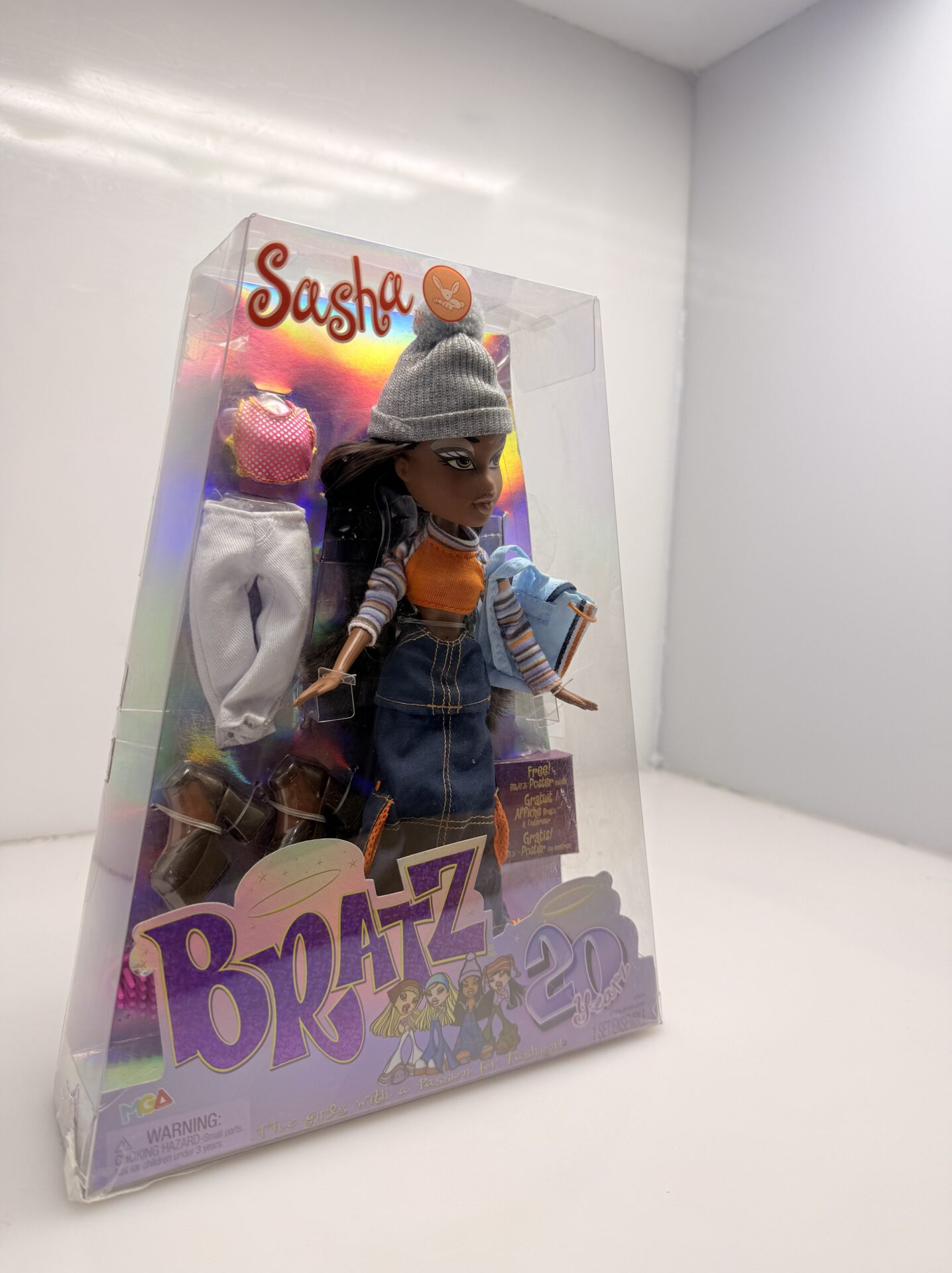 Bratz 20 Yearz Special Anniversary Original Fashion Doll Sasha (Condition: New) - Image 5
