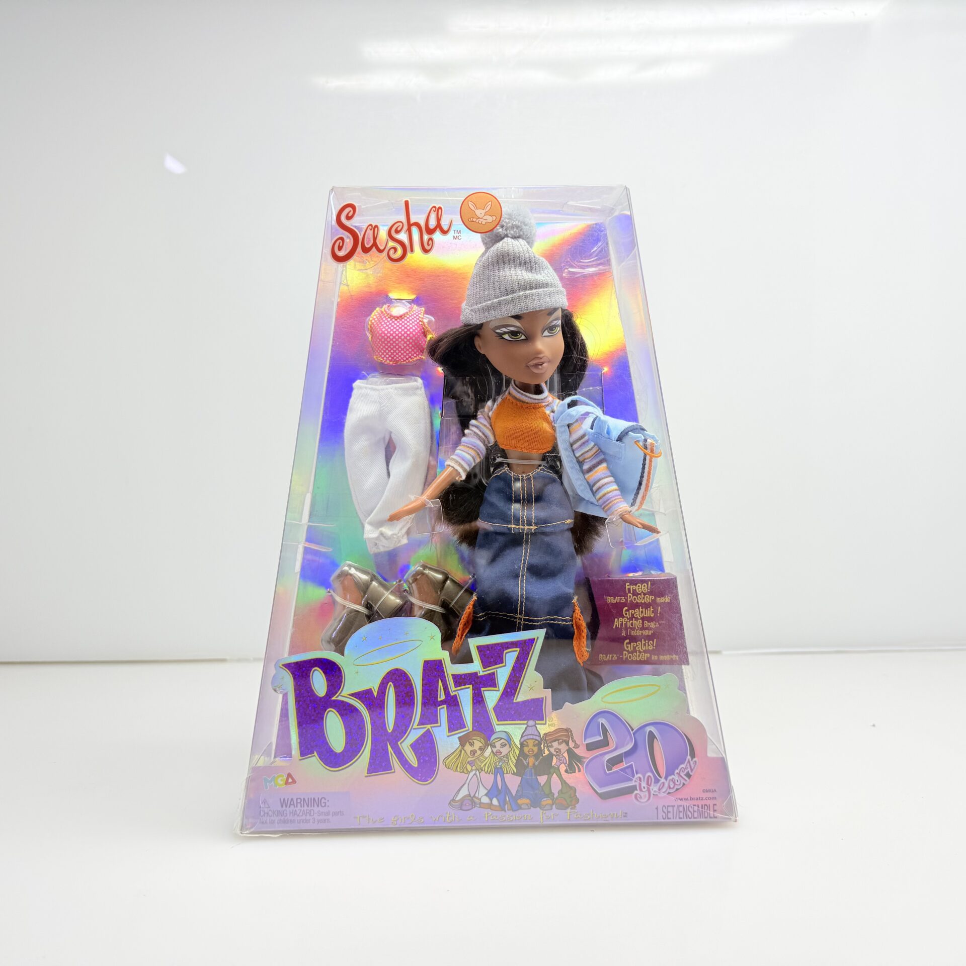 Bratz 20 Yearz Special Anniversary Original Fashion Doll Sasha (Condition: New) - Image 3