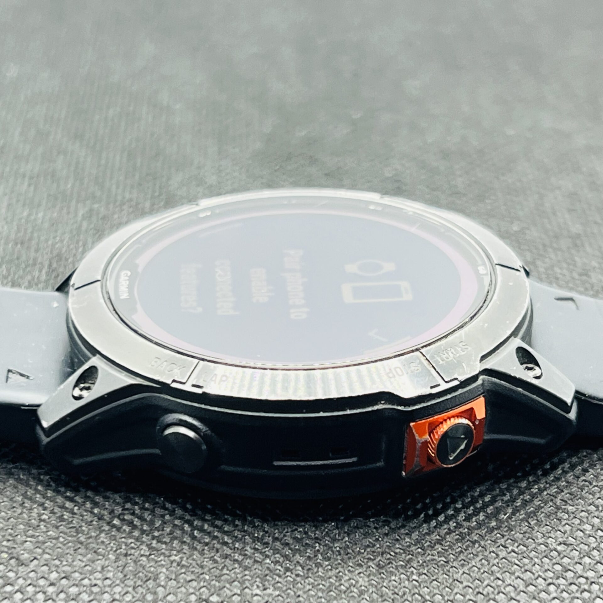 Garmin Fenix 7X Pro (Solar Edition) Slate Grey With Black Band (Condition: Good) - Image 3