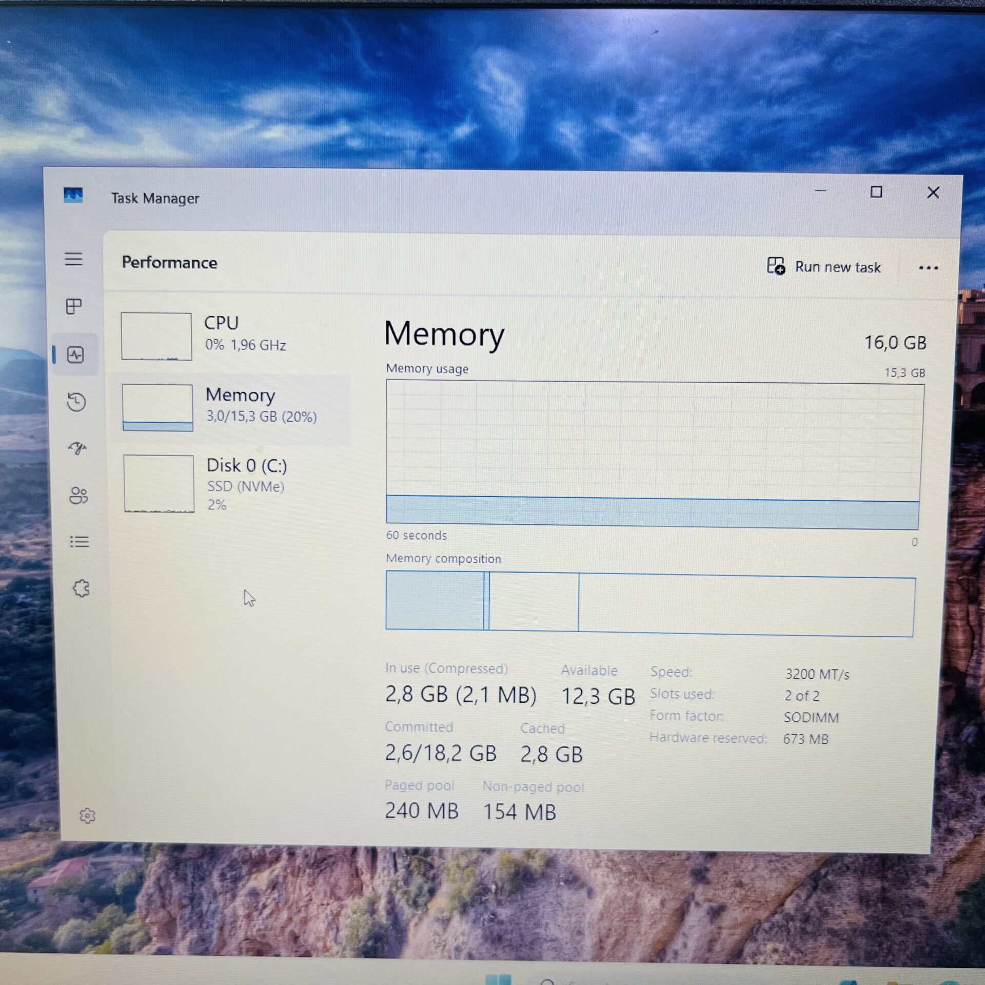 HP 15-fc0000ni "Ryzen 7" 2.00GHz 16GB RAM and 512GB SSD NVMe Silver (Condition: Good) - Image 12