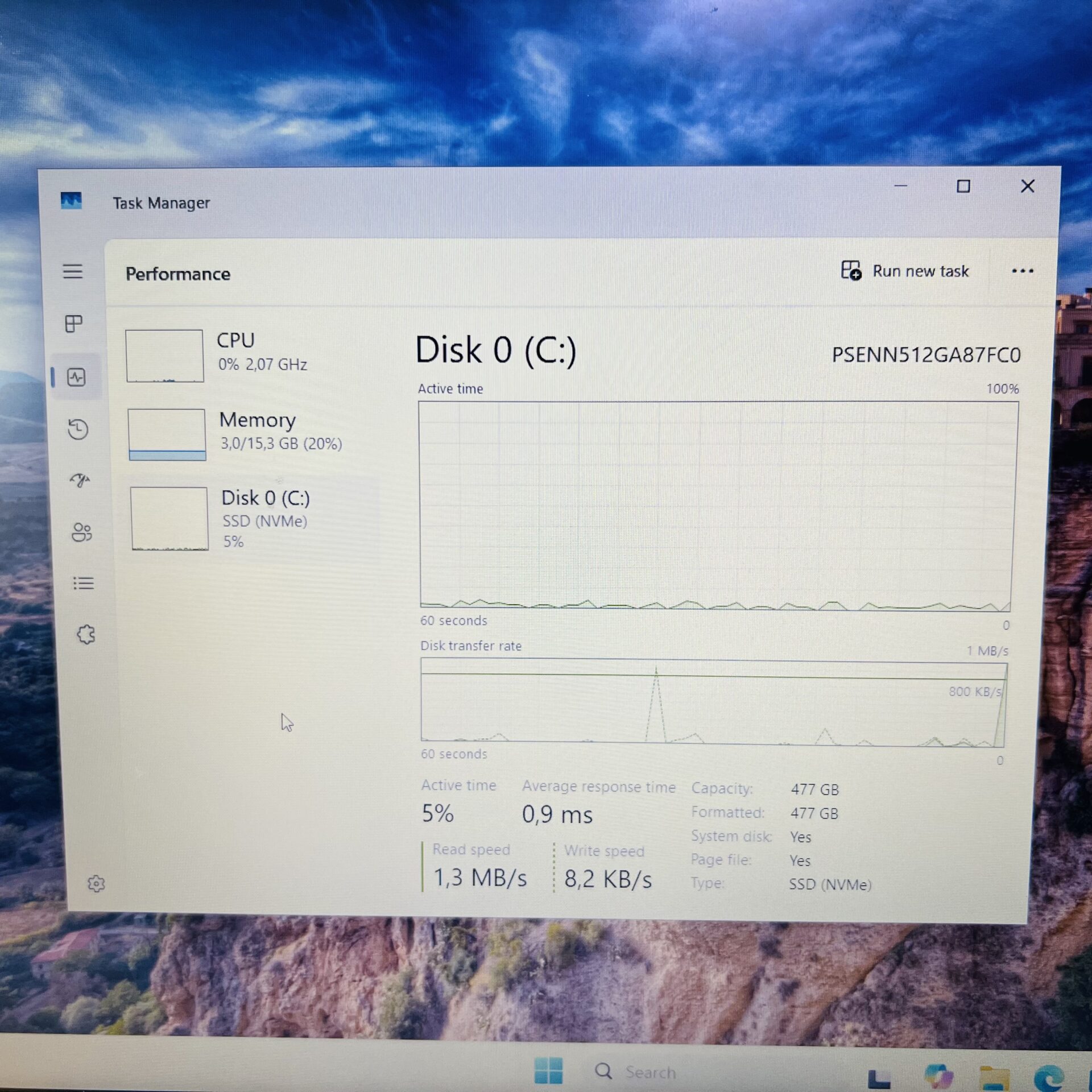 HP 15-fc0000ni "Ryzen 7" 2.00GHz 16GB RAM and 512GB SSD NVMe Silver (Condition: Good) - Image 13