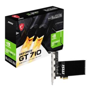 MSI Nvidia GeForce GT 710 2GB DDR3 (Condition: Pristine)