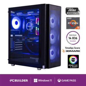 PCBuilder Ryzen 5 9600X NEXUS Windows 11 Gaming PC - Unboxed