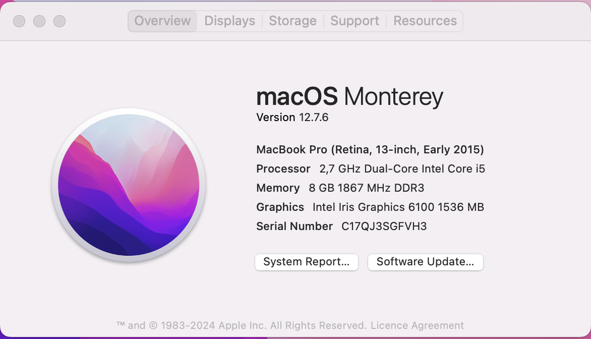 Apple MacBook Pro 13-Inch “Core i5” 2.7GHz (Retina, Early 2015) 8GB RAM 128GB SSD Space Grey (Condition: Good) - Image 12